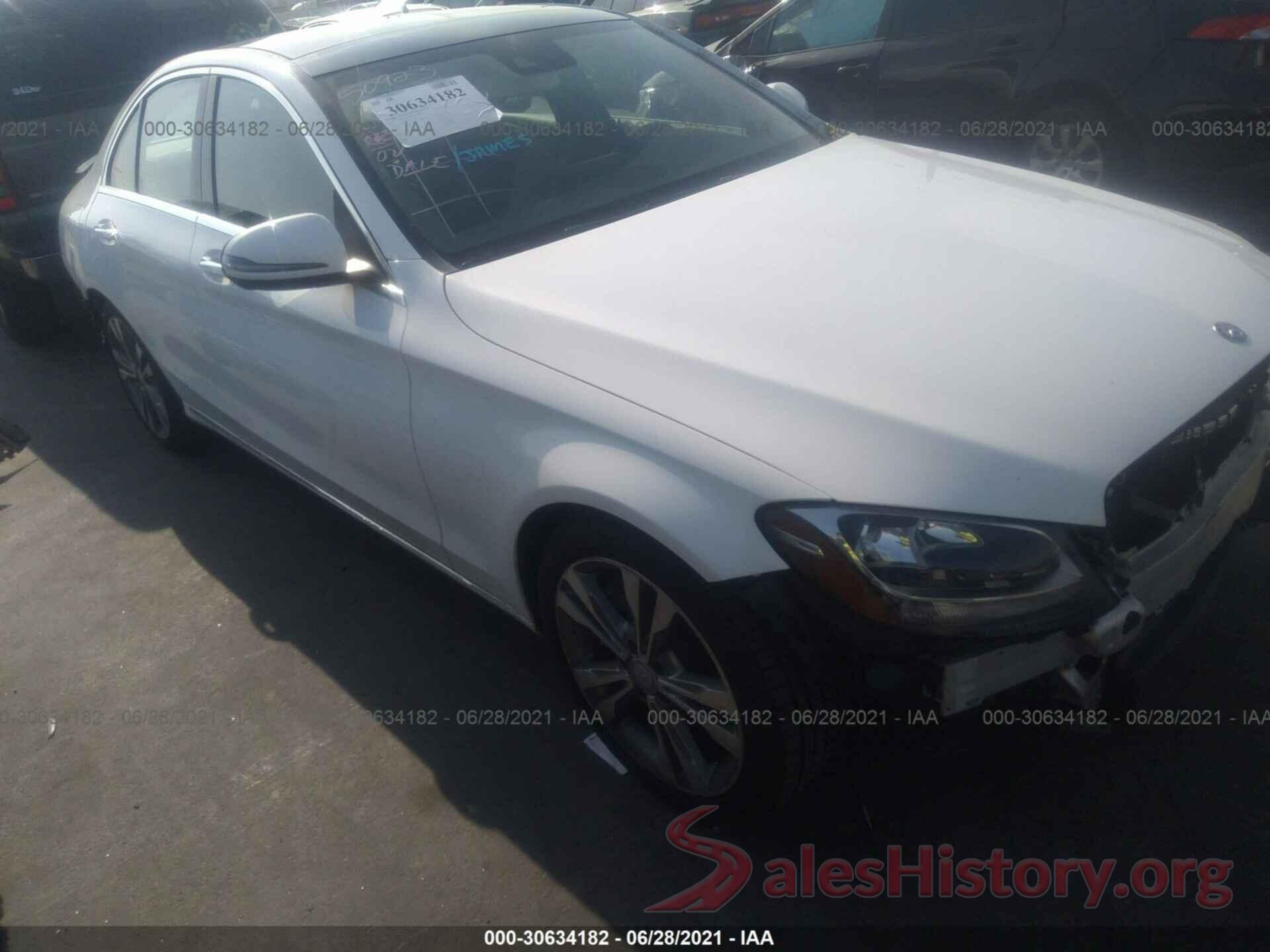 55SWF4JB2GU145311 2016 MERCEDES-BENZ C-CLASS