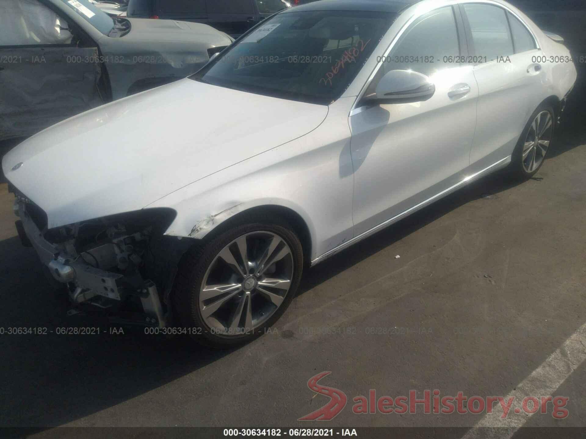 55SWF4JB2GU145311 2016 MERCEDES-BENZ C-CLASS