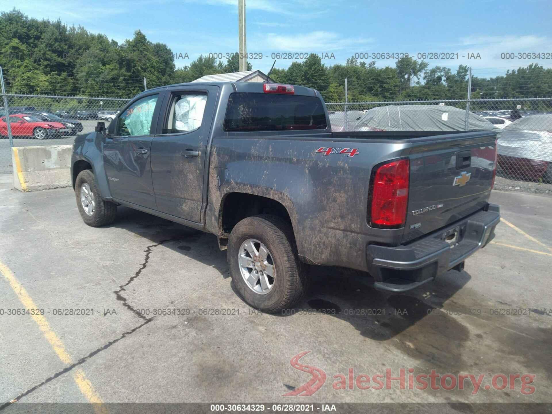 1GCGTBEN5K1165240 2019 CHEVROLET COLORADO