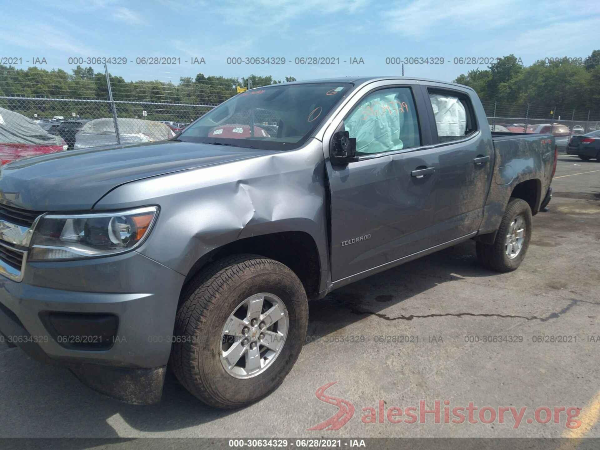 1GCGTBEN5K1165240 2019 CHEVROLET COLORADO