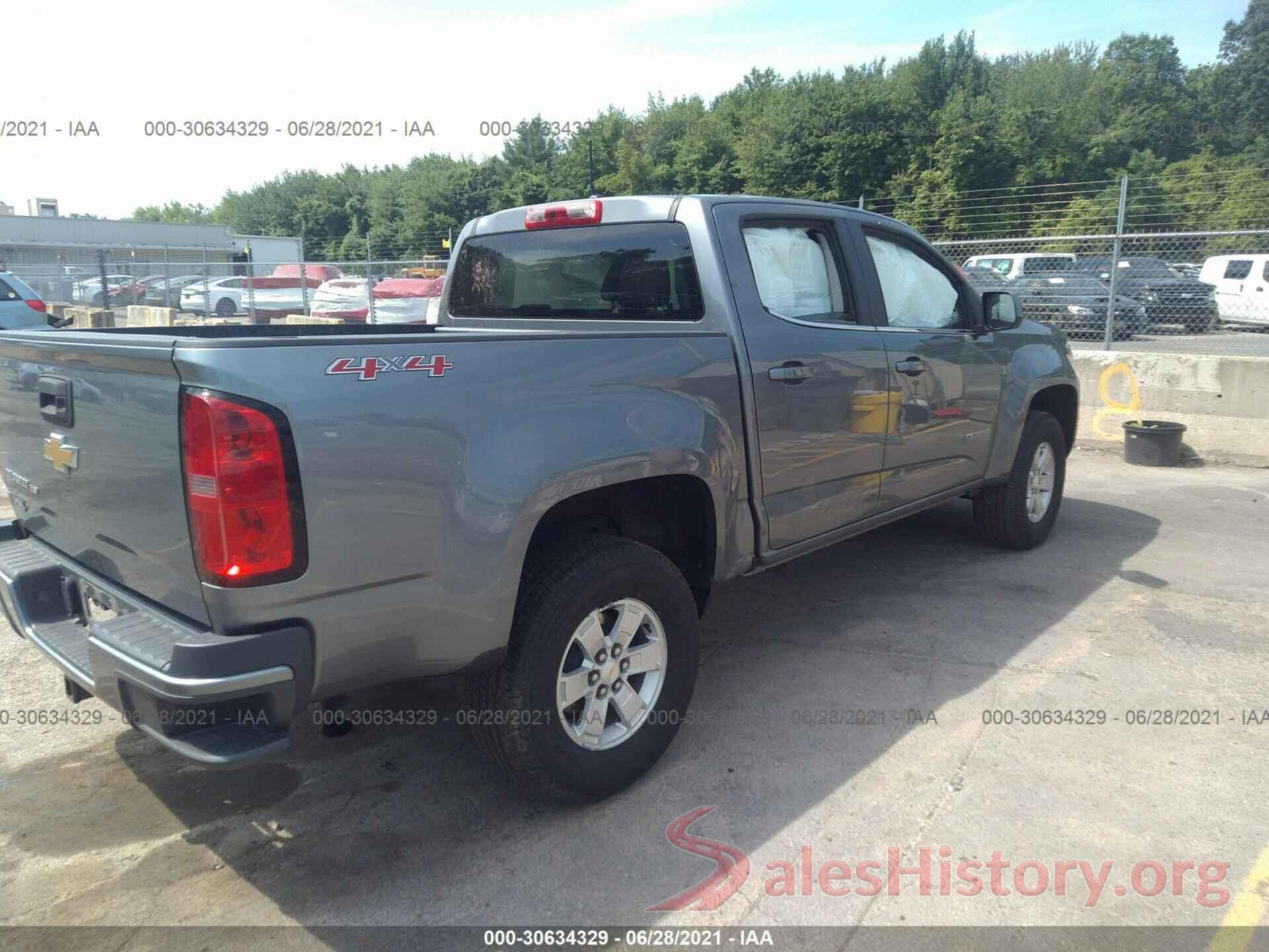 1GCGTBEN5K1165240 2019 CHEVROLET COLORADO