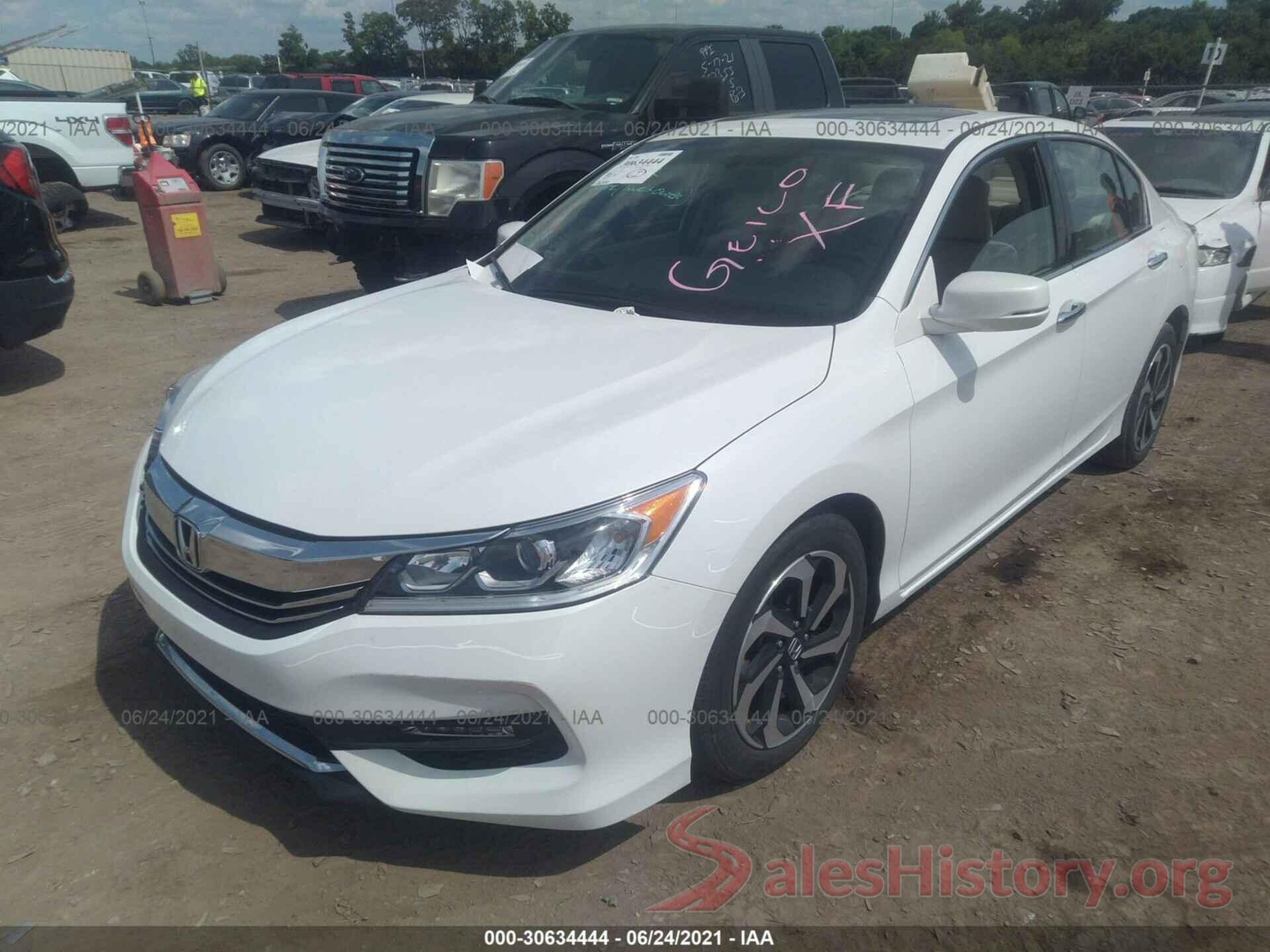 1HGCR3F80GA012107 2016 HONDA ACCORD SEDAN