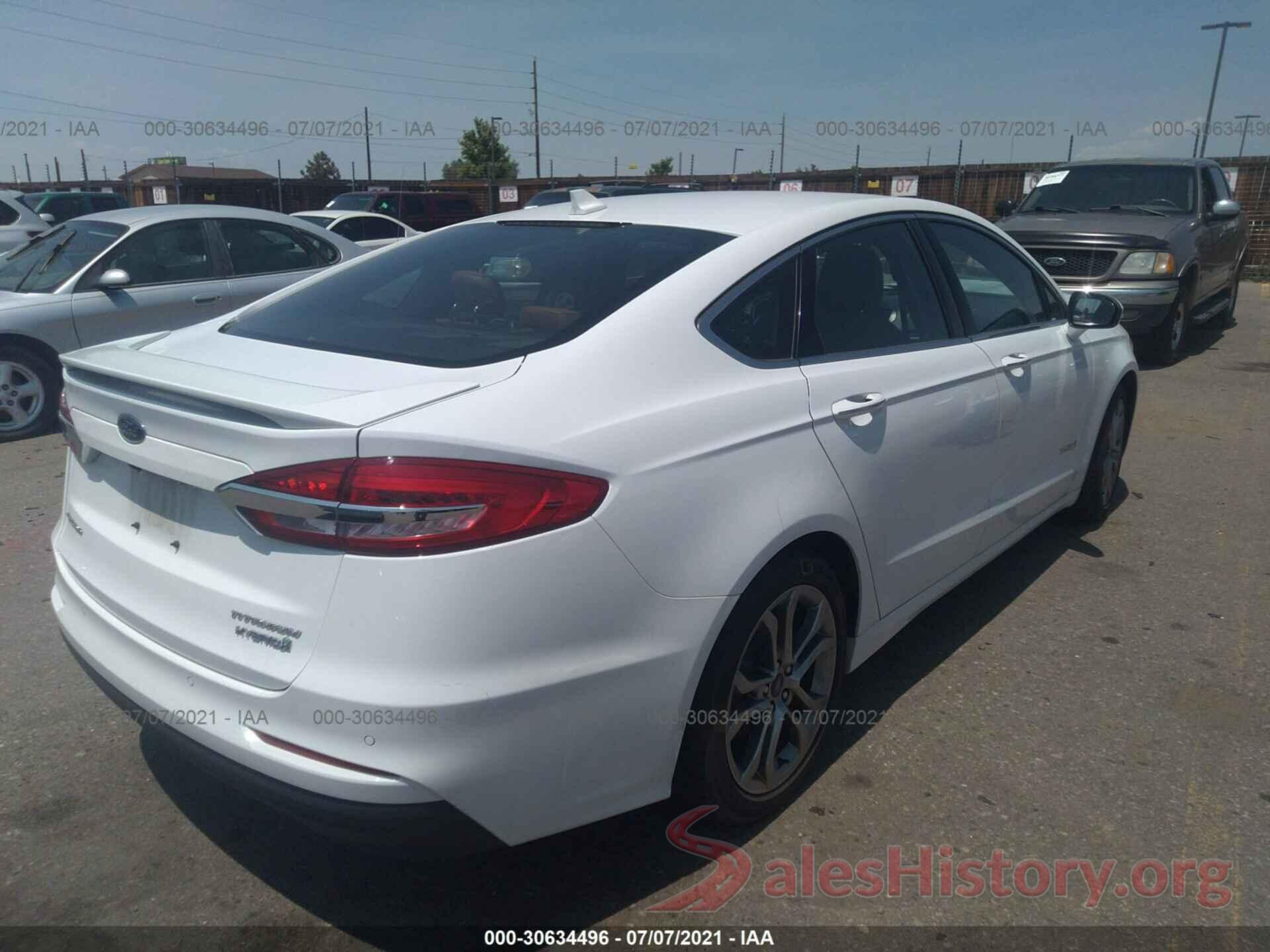 3FA6P0RU7KR209188 2019 FORD FUSION HYBRID