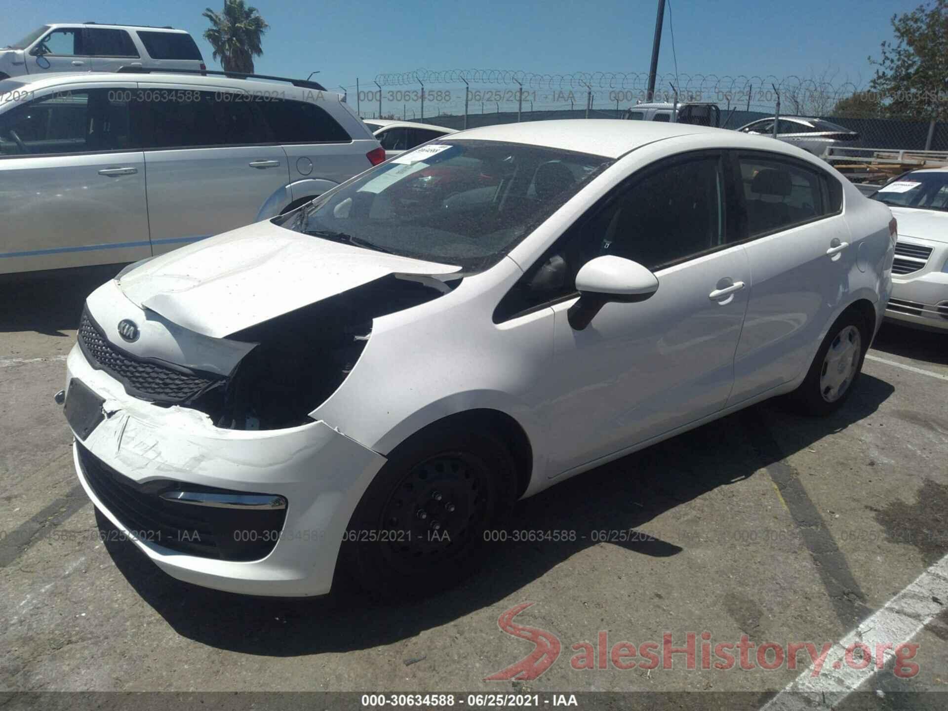 KNADM4A31G6638431 2016 KIA RIO