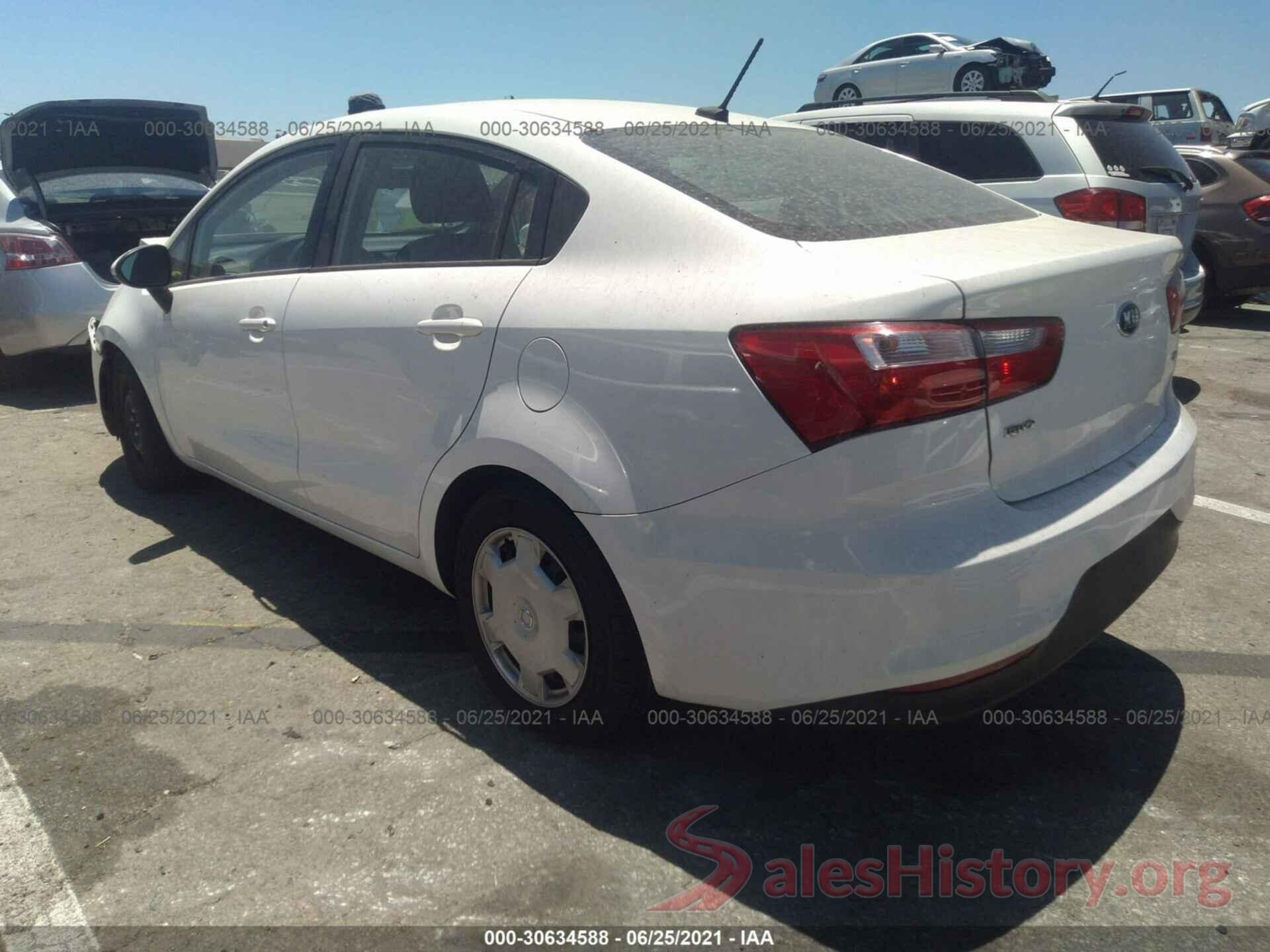 KNADM4A31G6638431 2016 KIA RIO