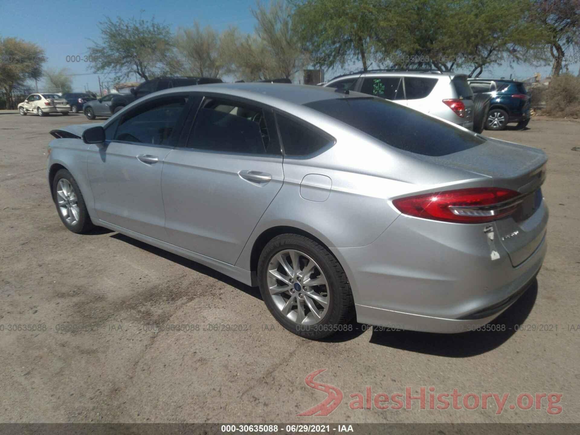 3FA6P0H77HR388952 2017 FORD FUSION