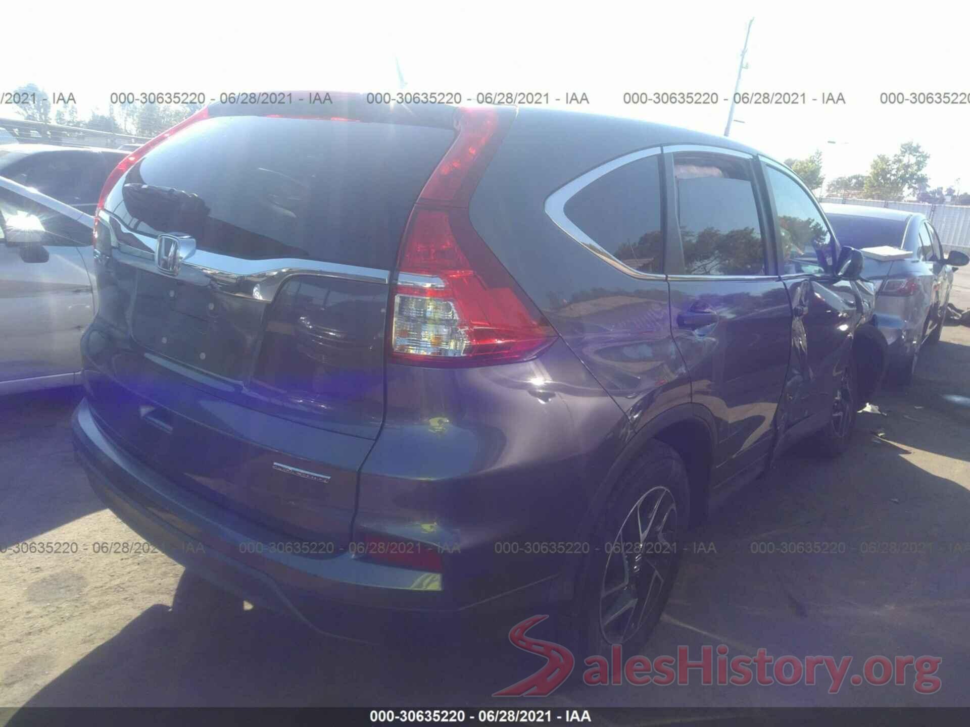 2HKRM3H47GH549860 2016 HONDA CR-V