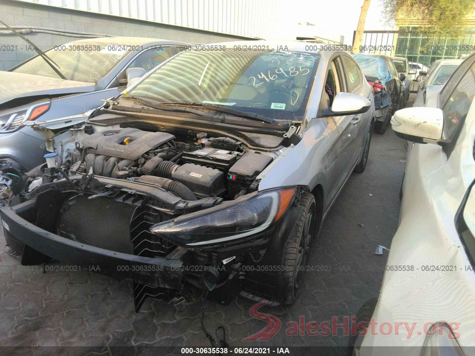 5NPD84LFJH2246985 2017 HYUNDAI ELANTRA