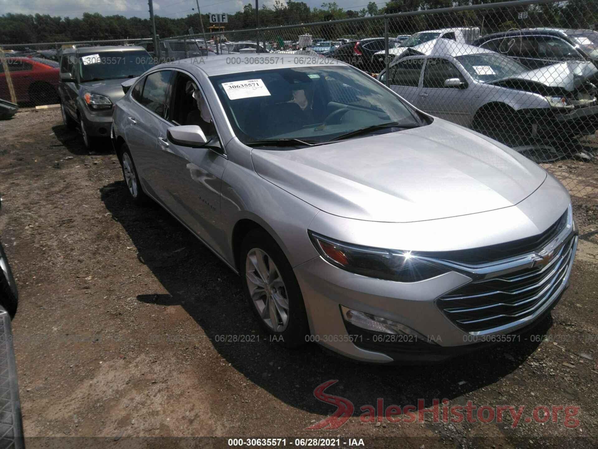 1G1ZD5ST3KF169860 2019 CHEVROLET MALIBU