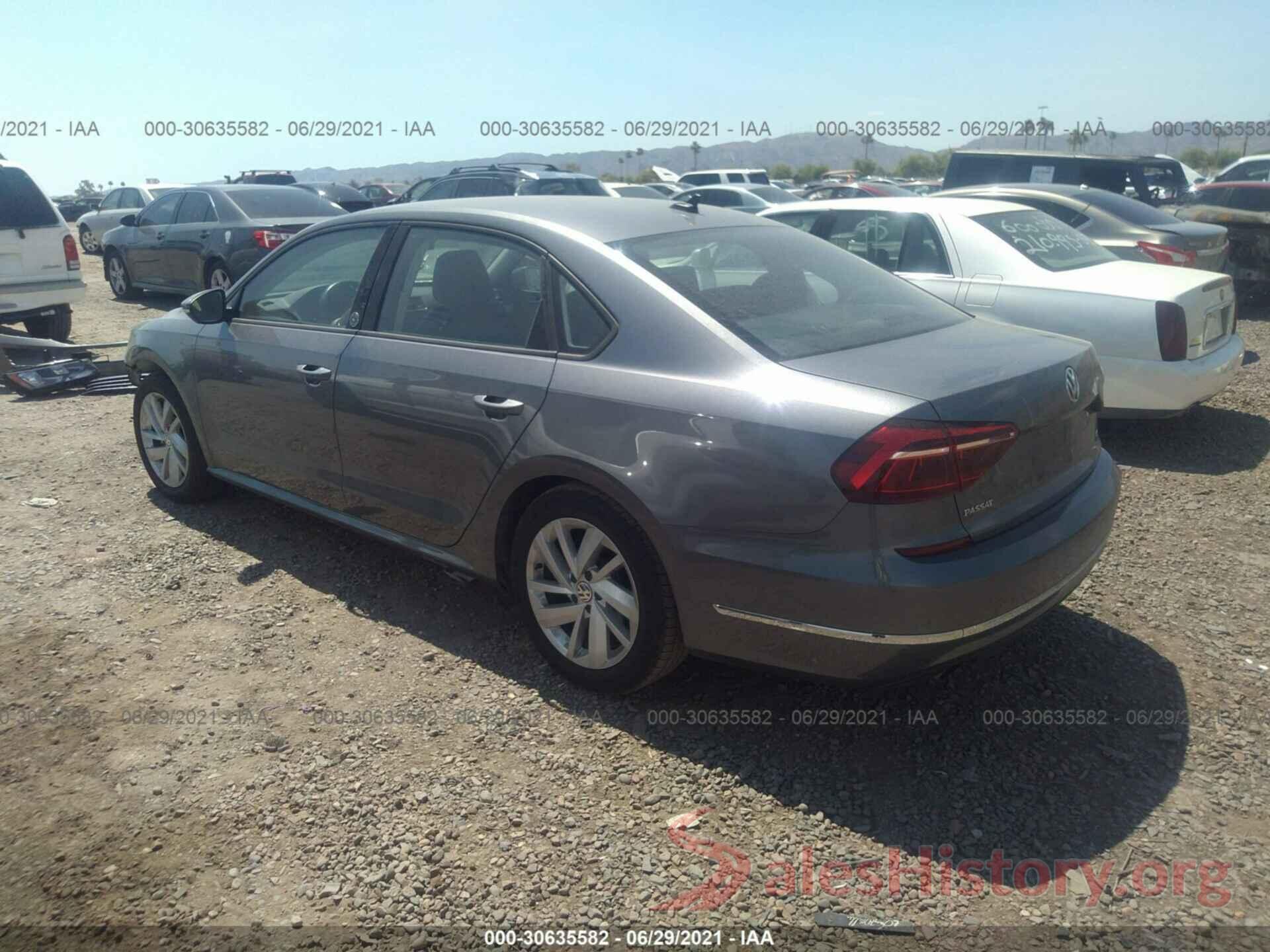 1VWLA7A38KC000922 2019 VOLKSWAGEN PASSAT