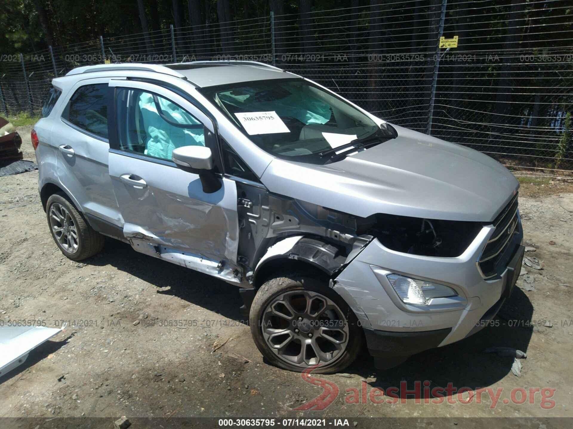 MAJ6S3KL3LC328535 2020 FORD ECOSPORT