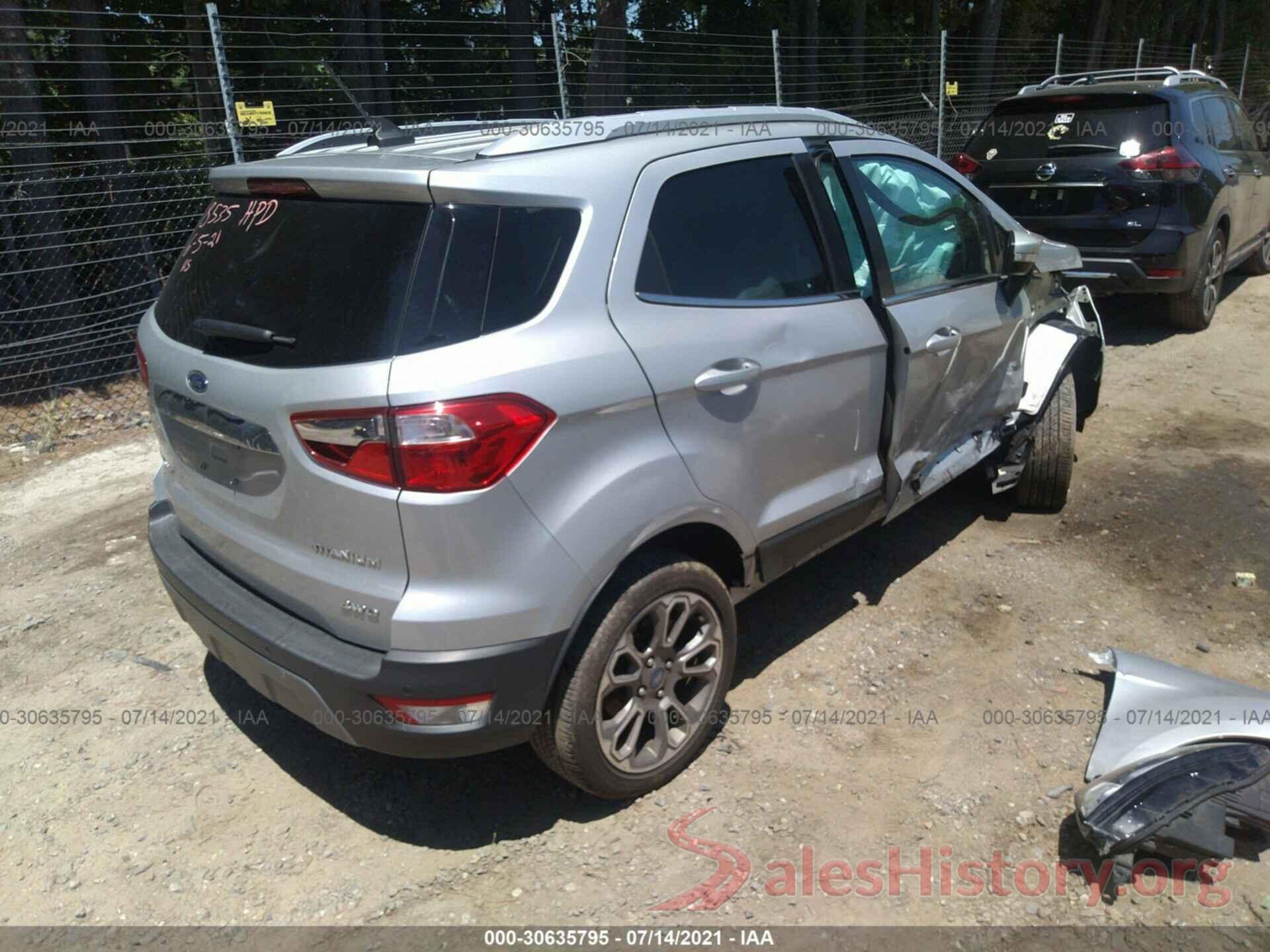 MAJ6S3KL3LC328535 2020 FORD ECOSPORT