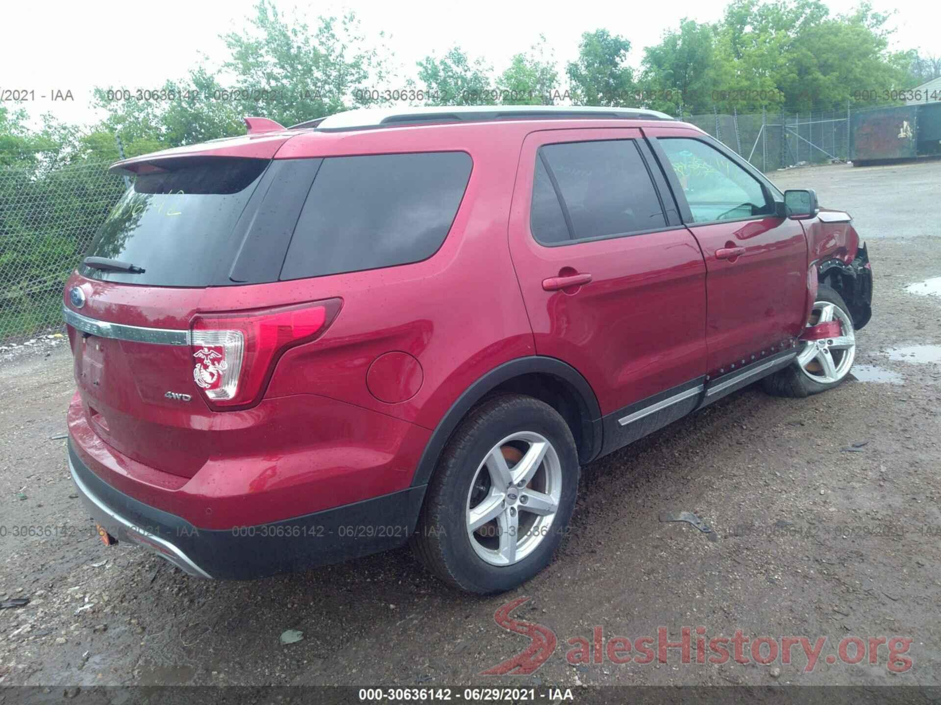 1FM5K8D85HGD96732 2017 FORD EXPLORER