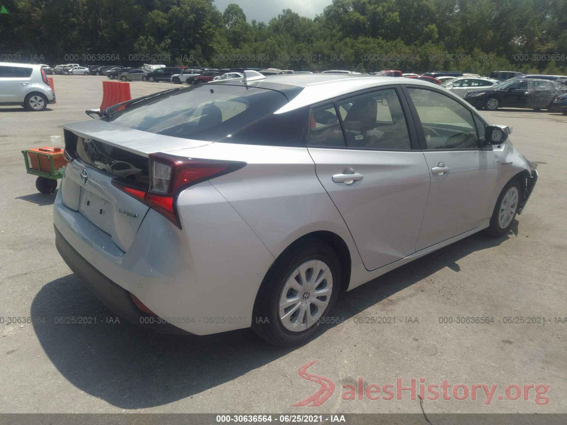 JTDKAMFU1M3148301 2021 TOYOTA PRIUS