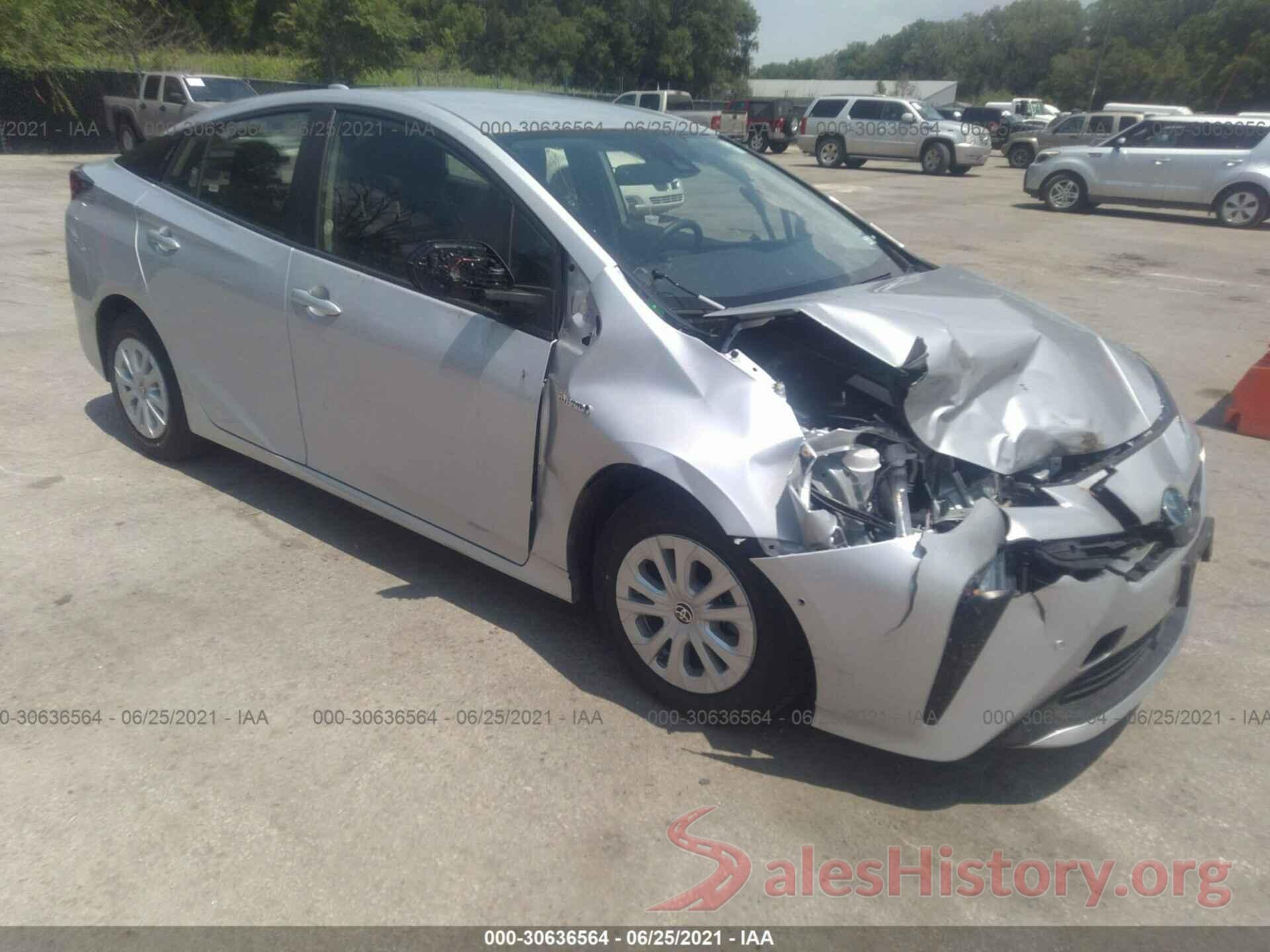 JTDKAMFU1M3148301 2021 TOYOTA PRIUS