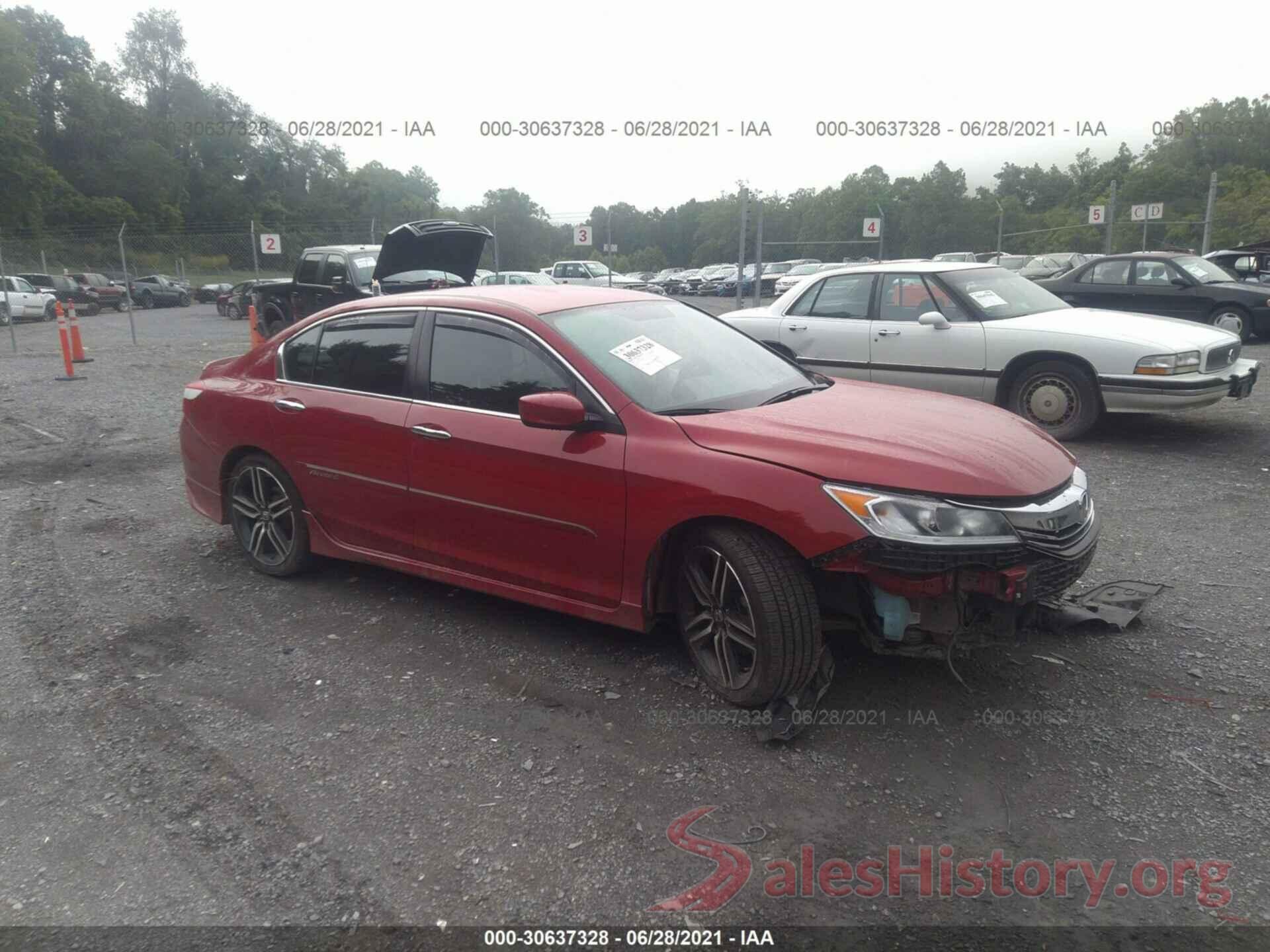 1HGCR2F52GA178421 2016 HONDA ACCORD SEDAN