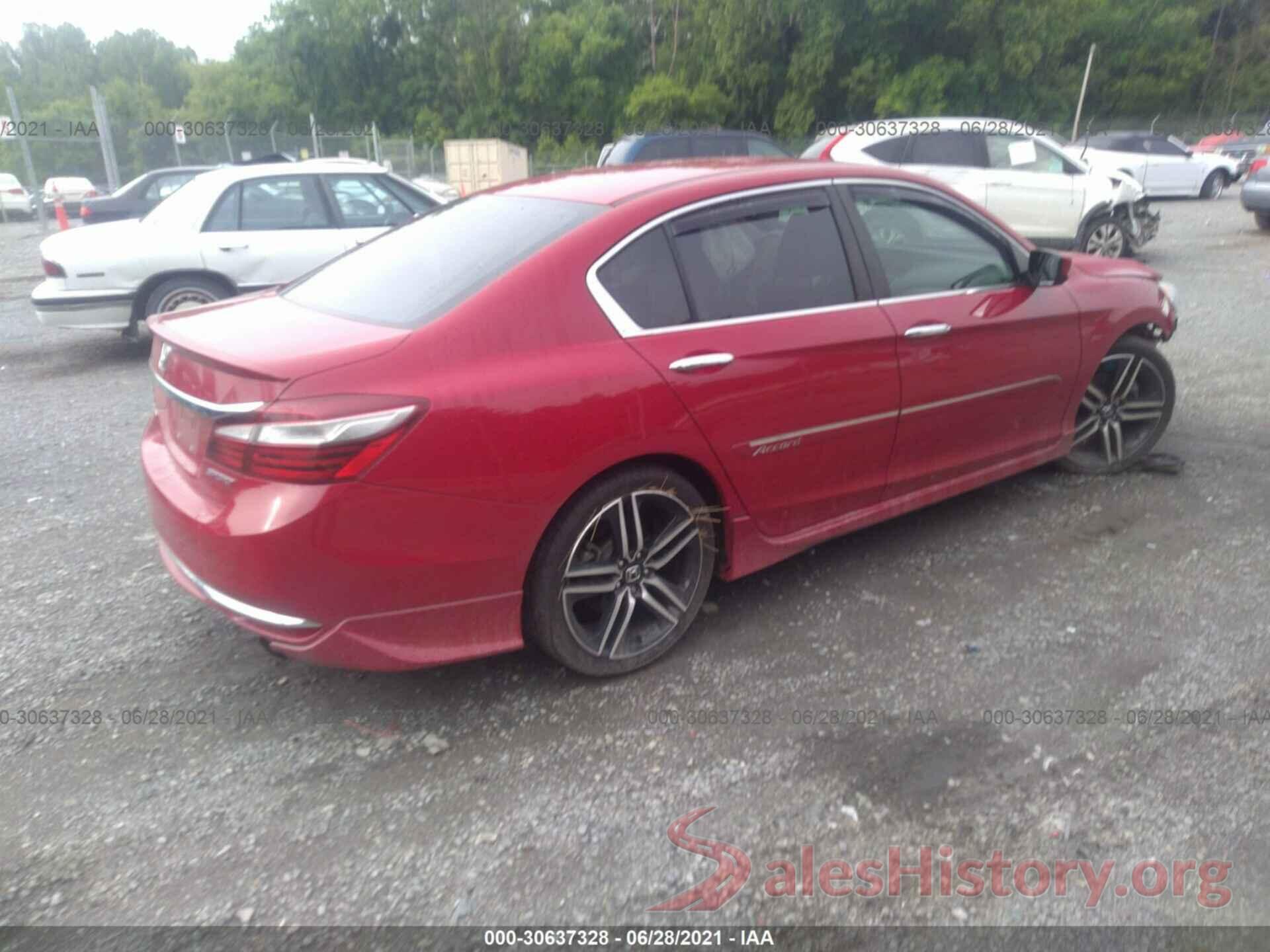 1HGCR2F52GA178421 2016 HONDA ACCORD SEDAN