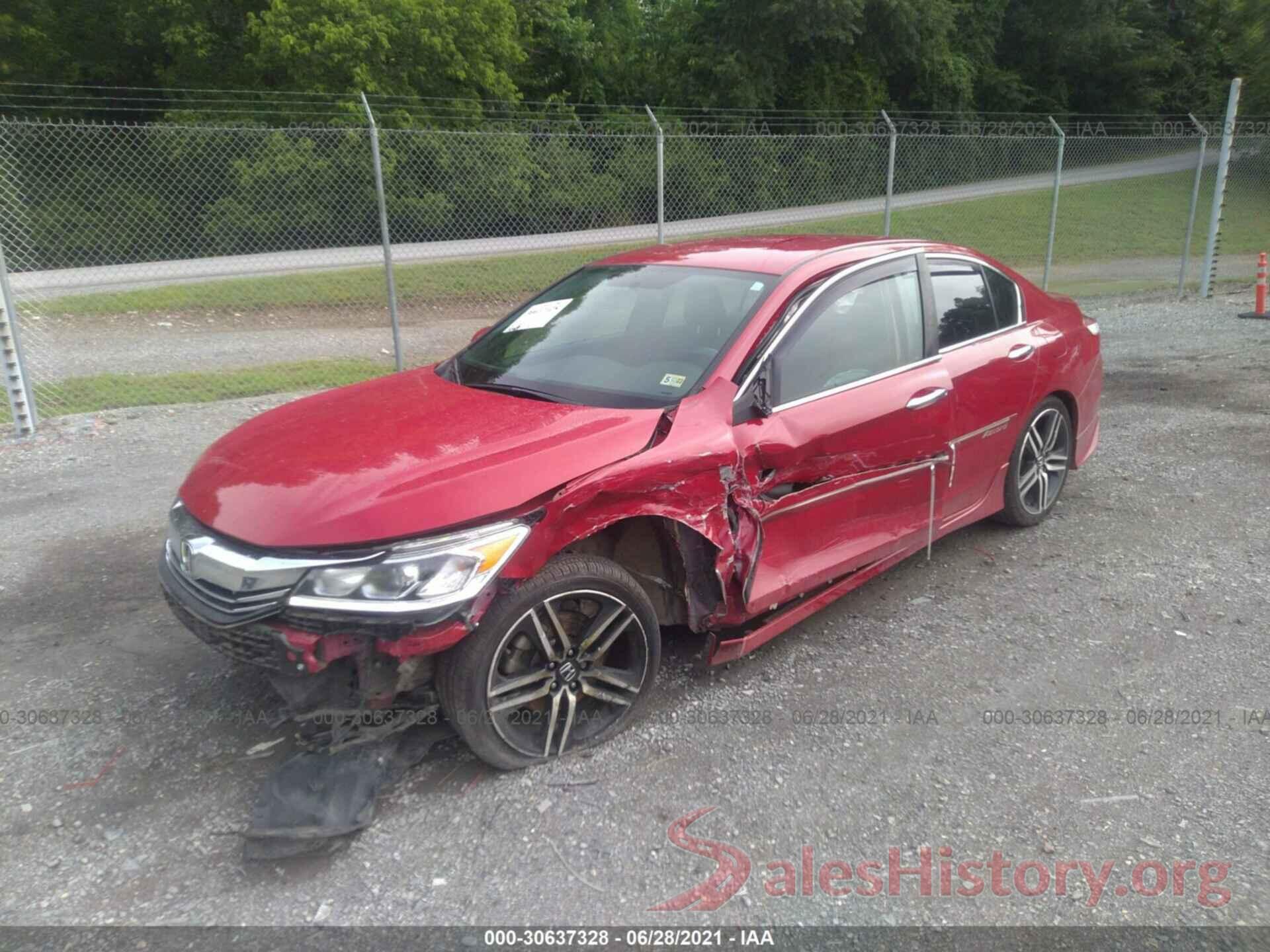 1HGCR2F52GA178421 2016 HONDA ACCORD SEDAN