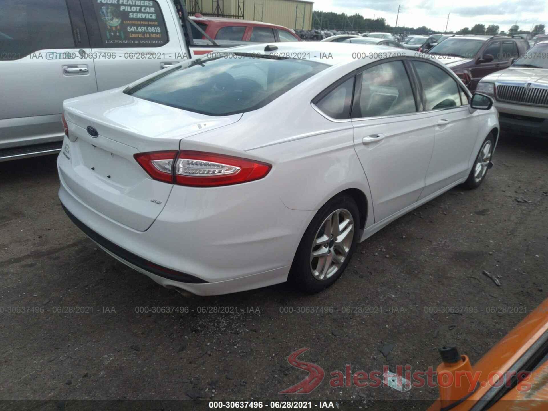 1FA6P0H7XG5104764 2016 FORD FUSION