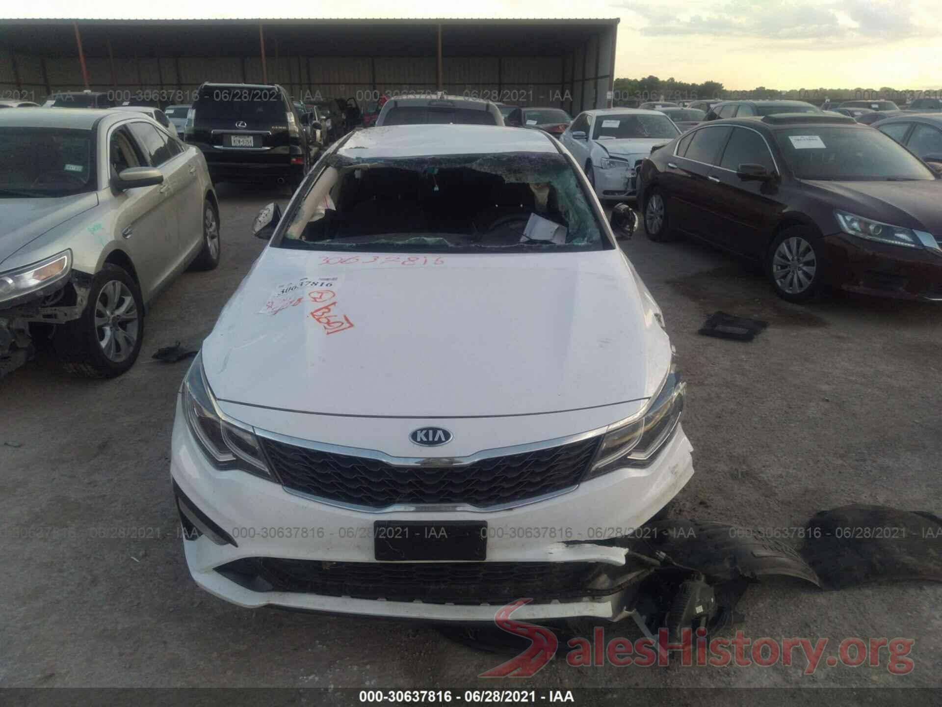 5XXGT4L39LG381837 2020 KIA OPTIMA