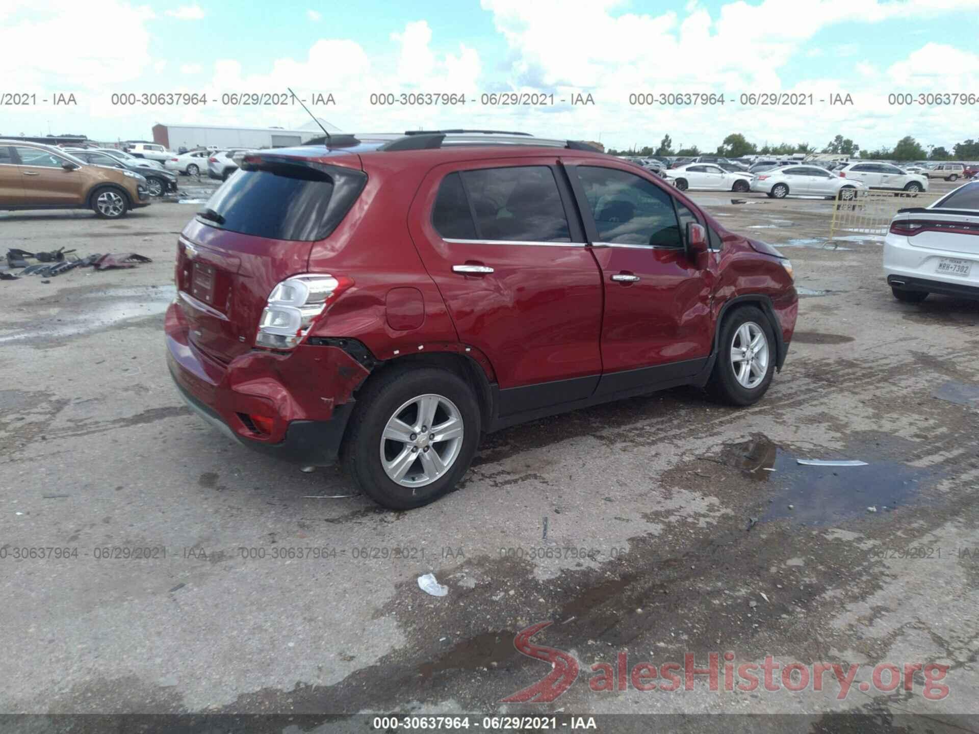 3GNCJLSB0KL277495 2019 CHEVROLET TRAX