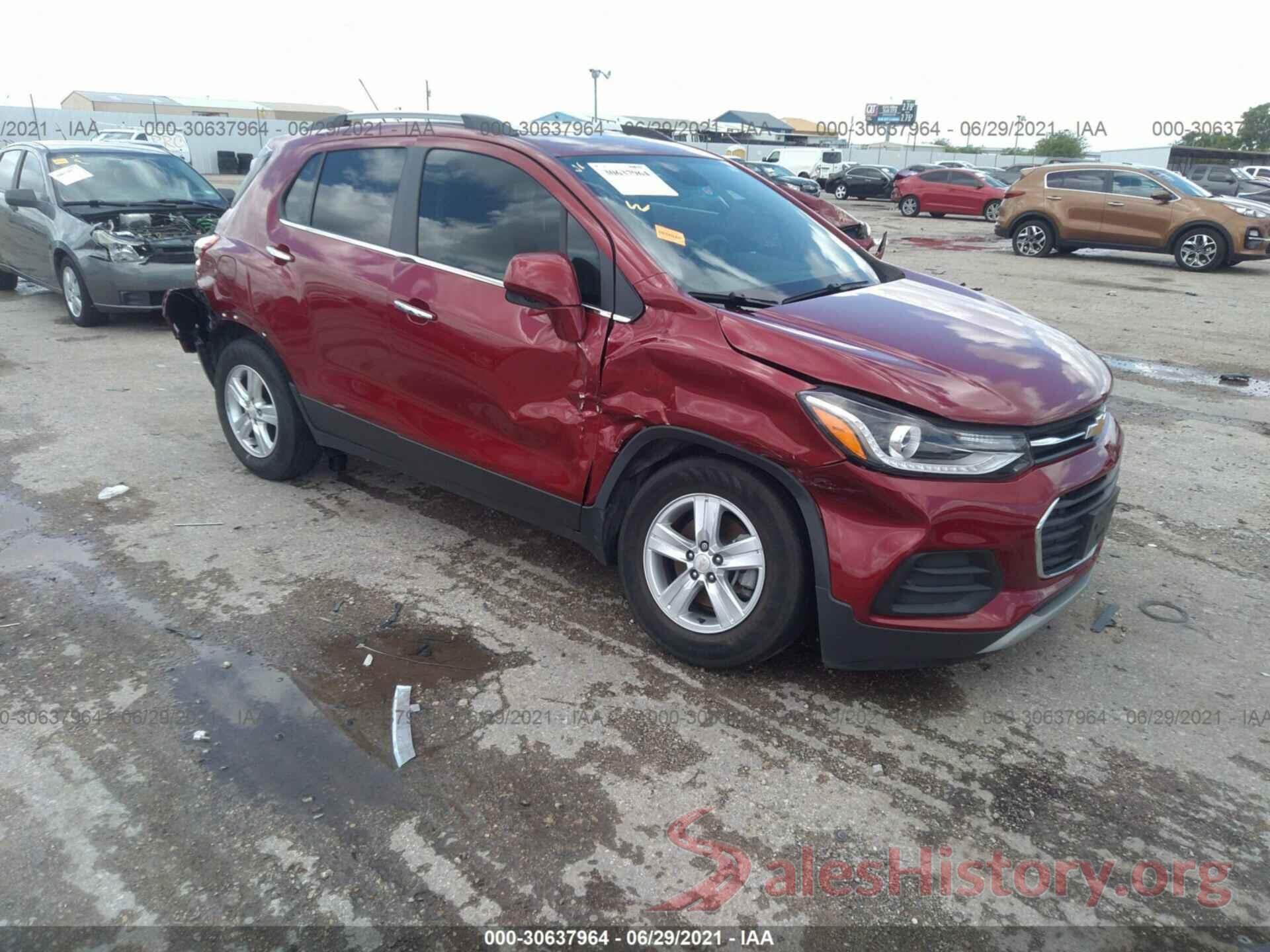 3GNCJLSB0KL277495 2019 CHEVROLET TRAX