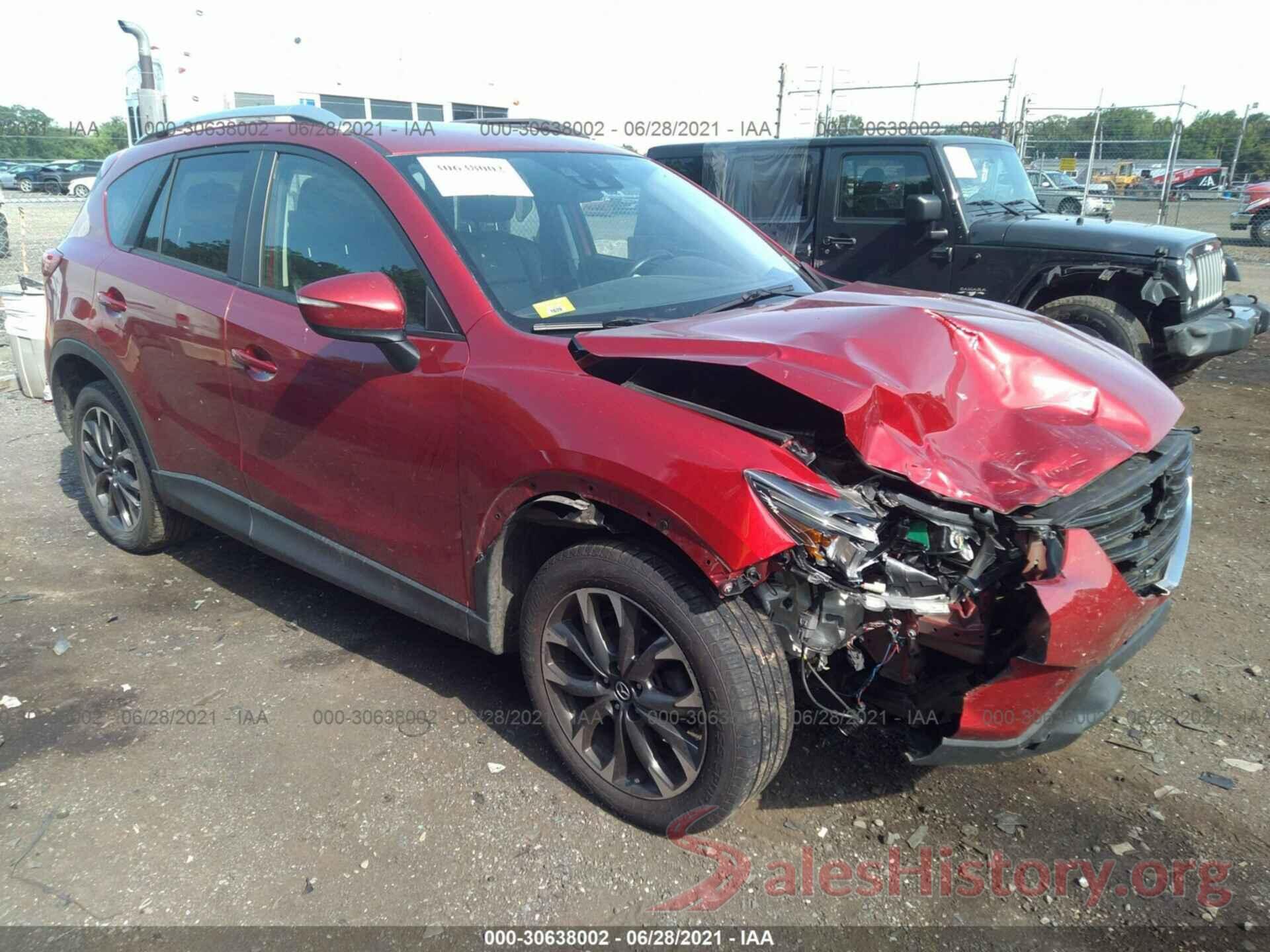 JM3KE4DY1G0803192 2016 MAZDA CX-5