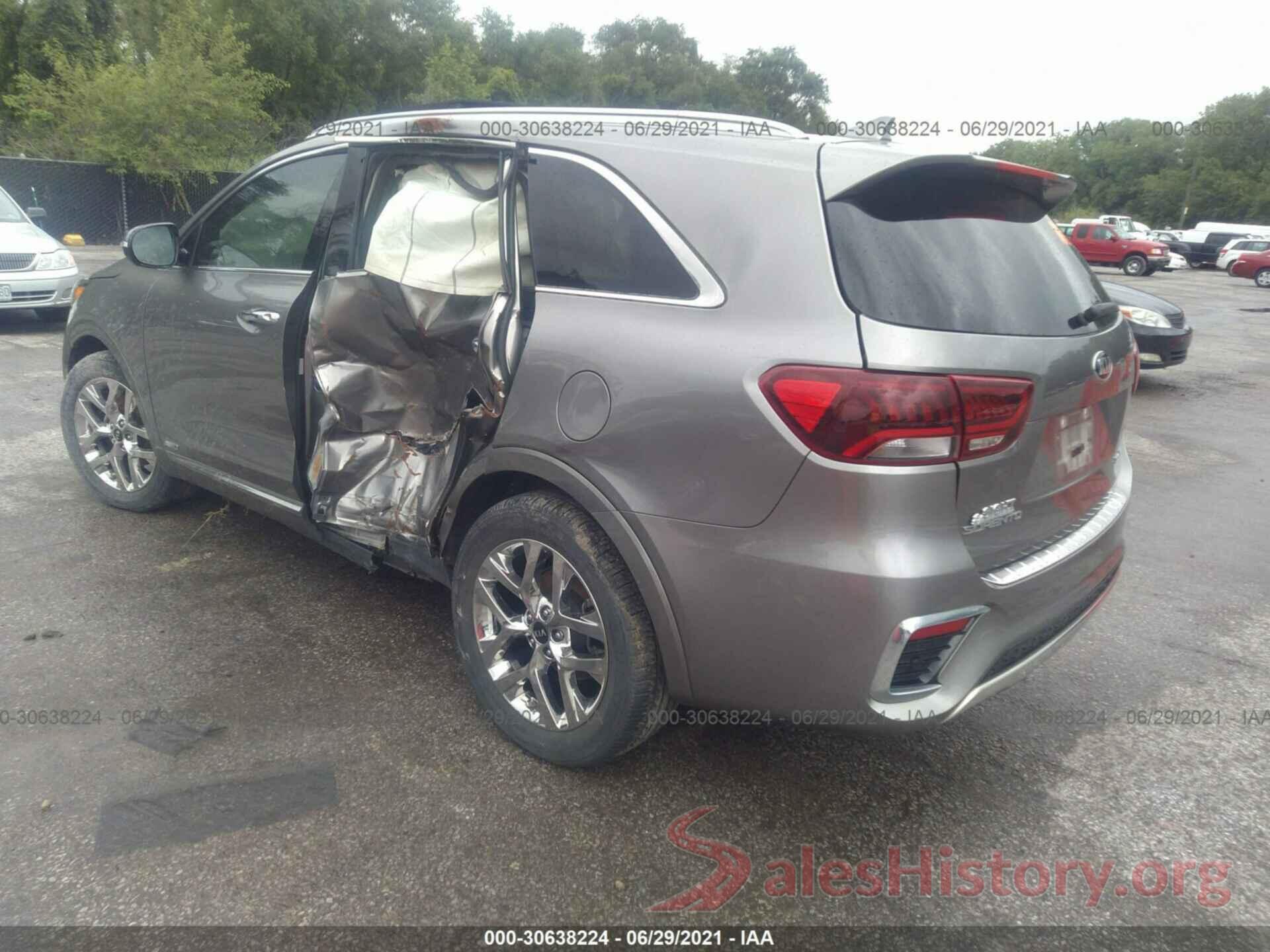 5XYPKDA50KG553383 2019 KIA SORENTO