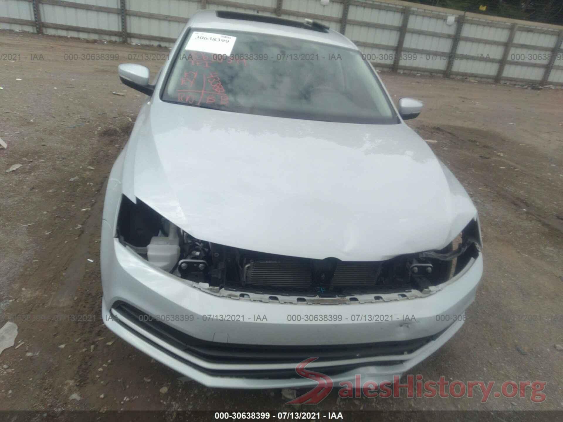 3VWDB7AJ4HM312842 2017 VOLKSWAGEN JETTA