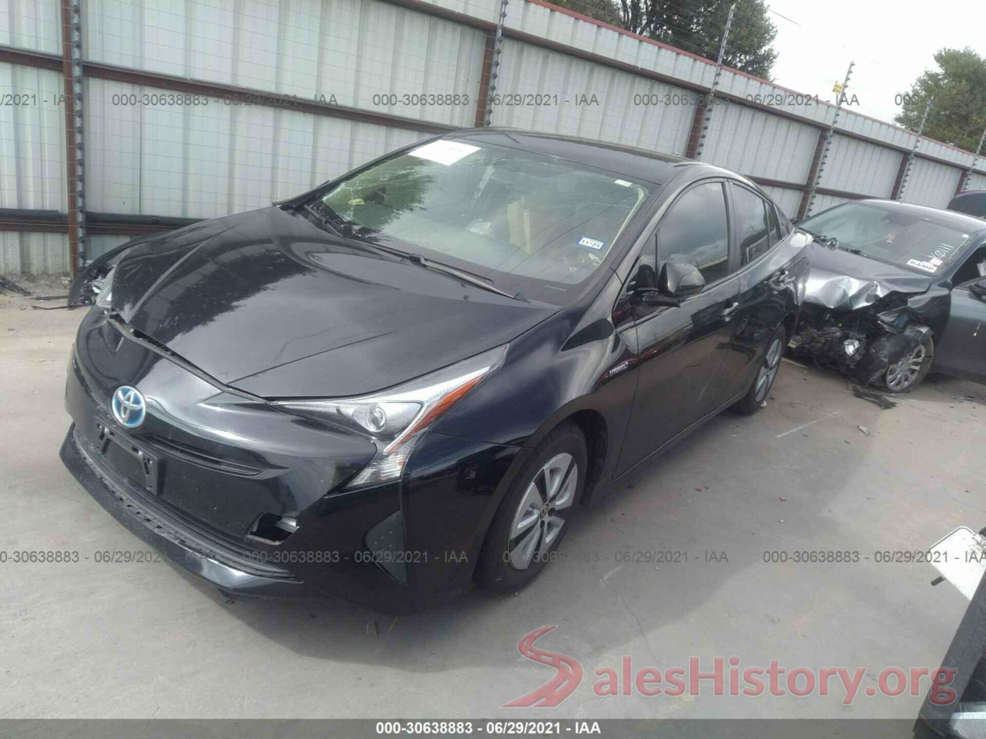 JTDKARFU6G3510169 2016 TOYOTA PRIUS