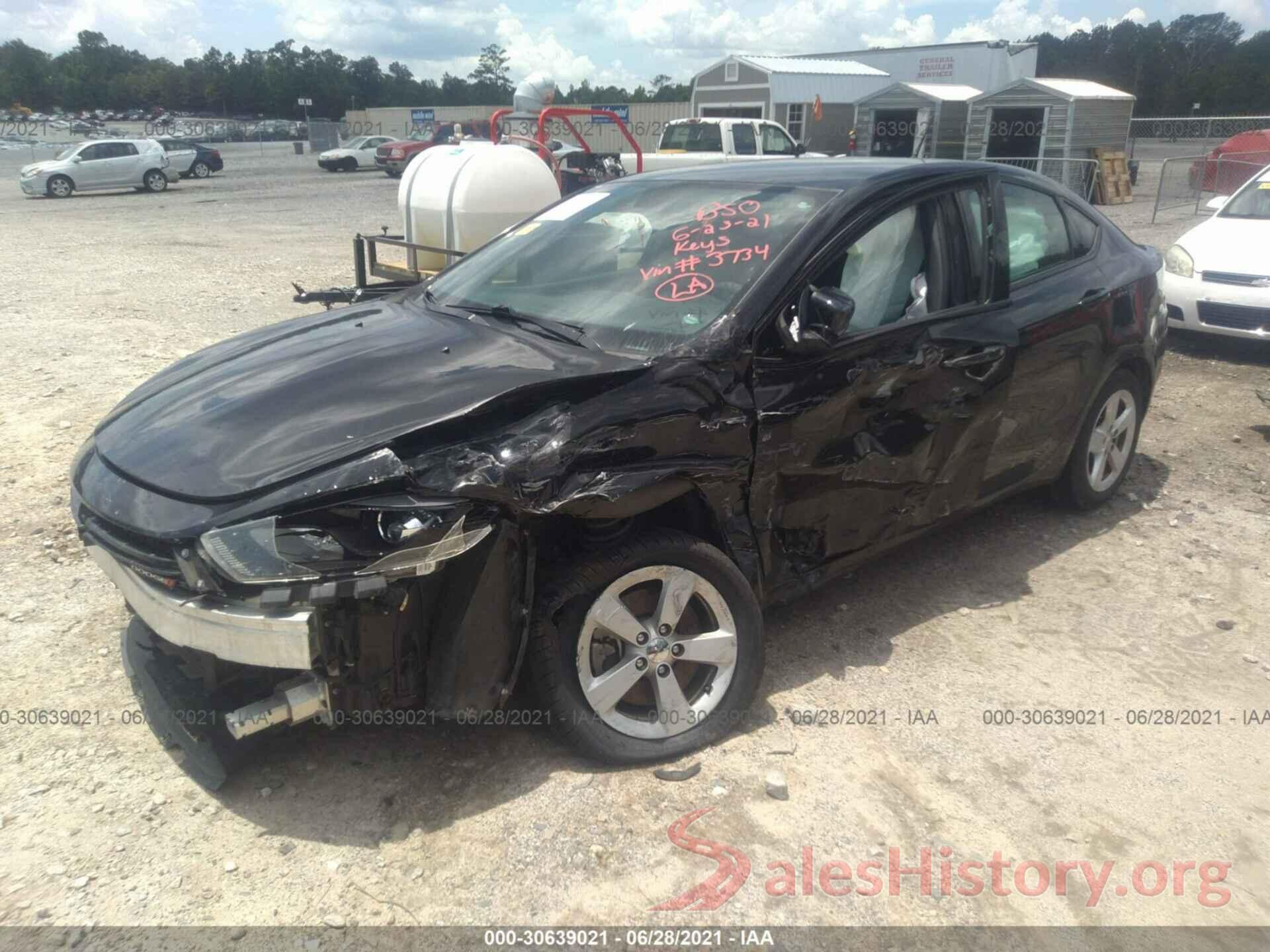 1C3CDFBB5GD563734 2016 DODGE DART