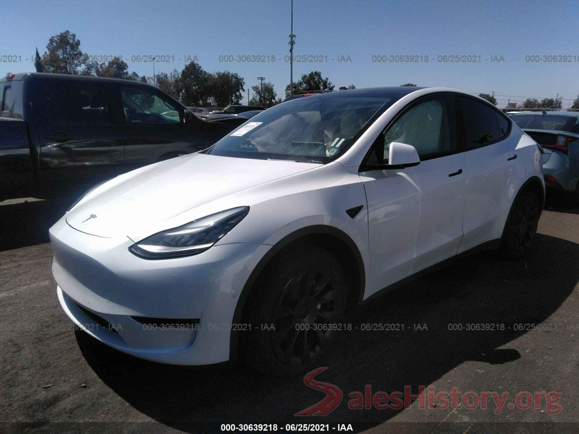 5YJYGDEE9MF095790 2021 TESLA MODEL Y