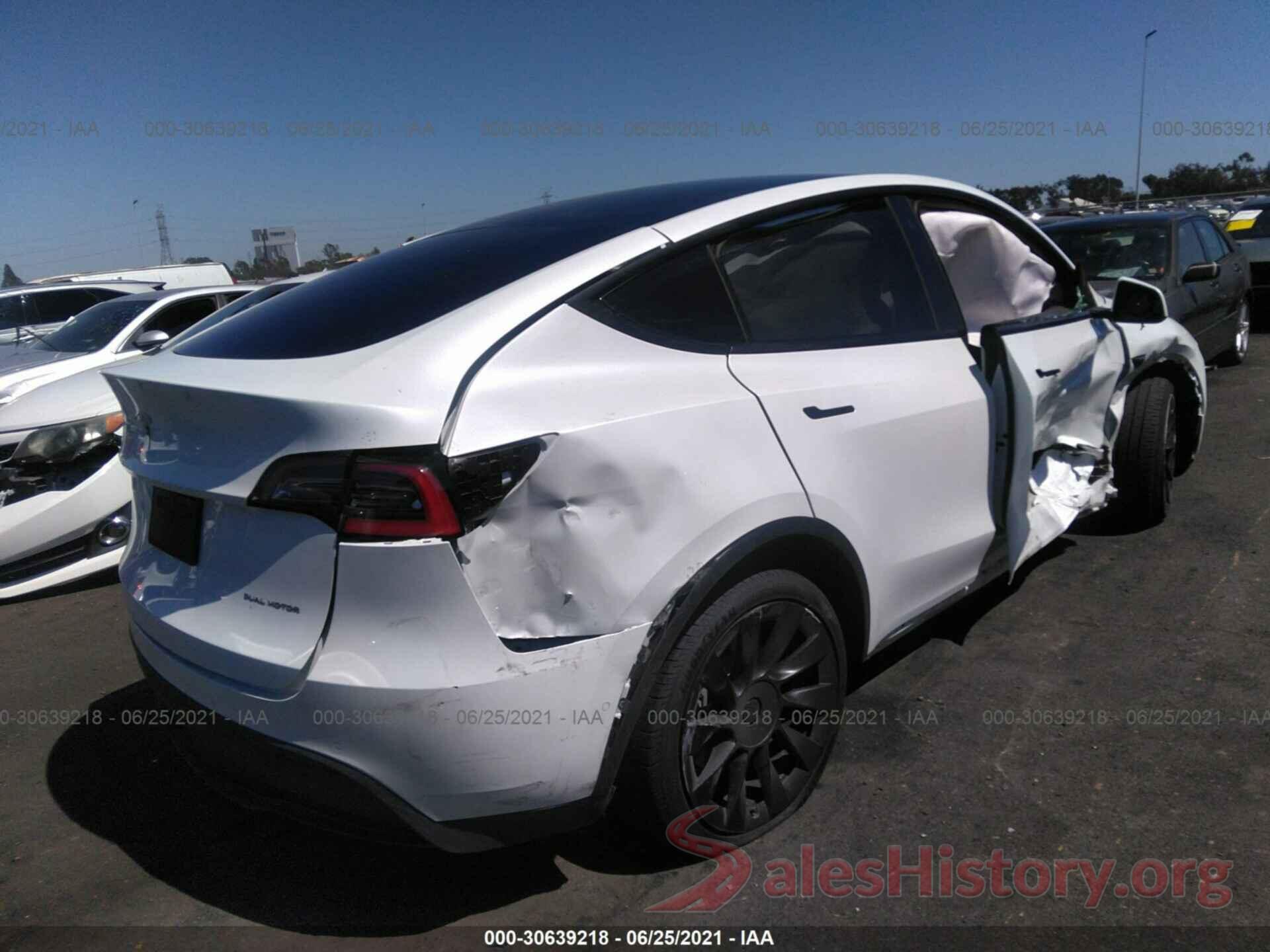 5YJYGDEE9MF095790 2021 TESLA MODEL Y