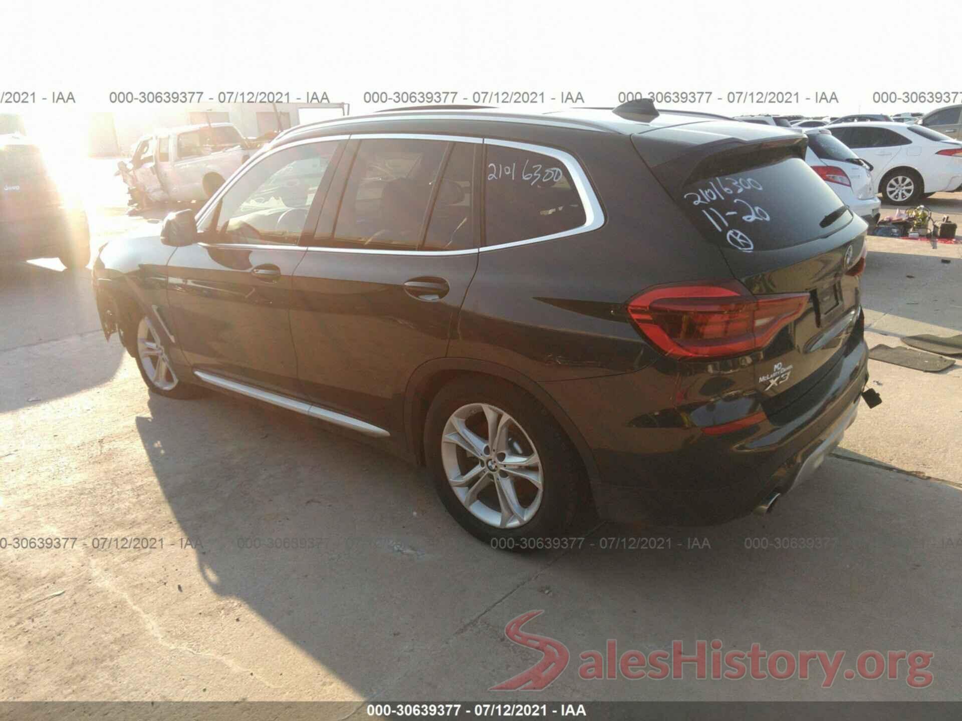 5UXTY3C08LLU72631 2020 BMW X3