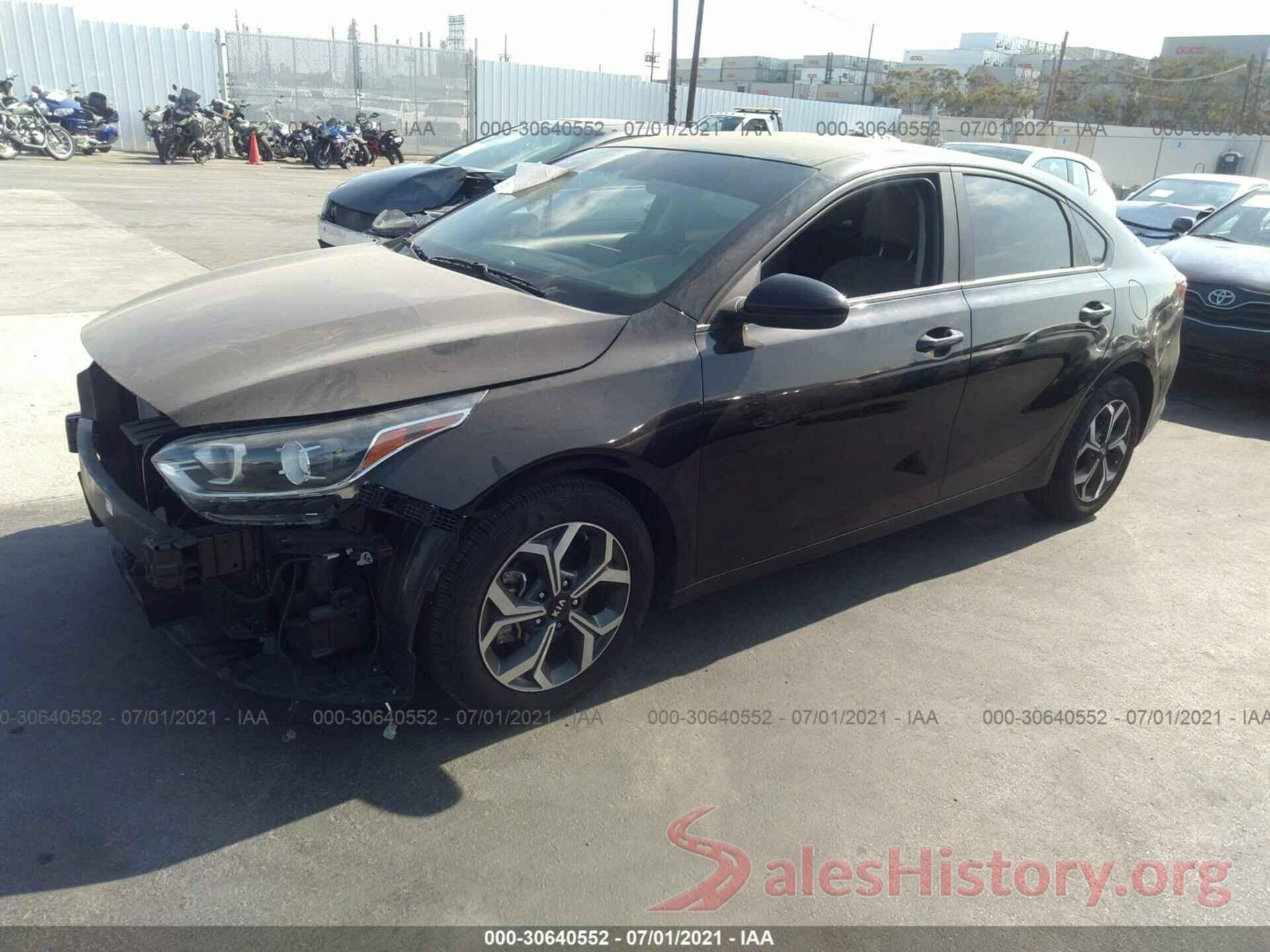 3KPF24AD4LE208424 2020 KIA FORTE