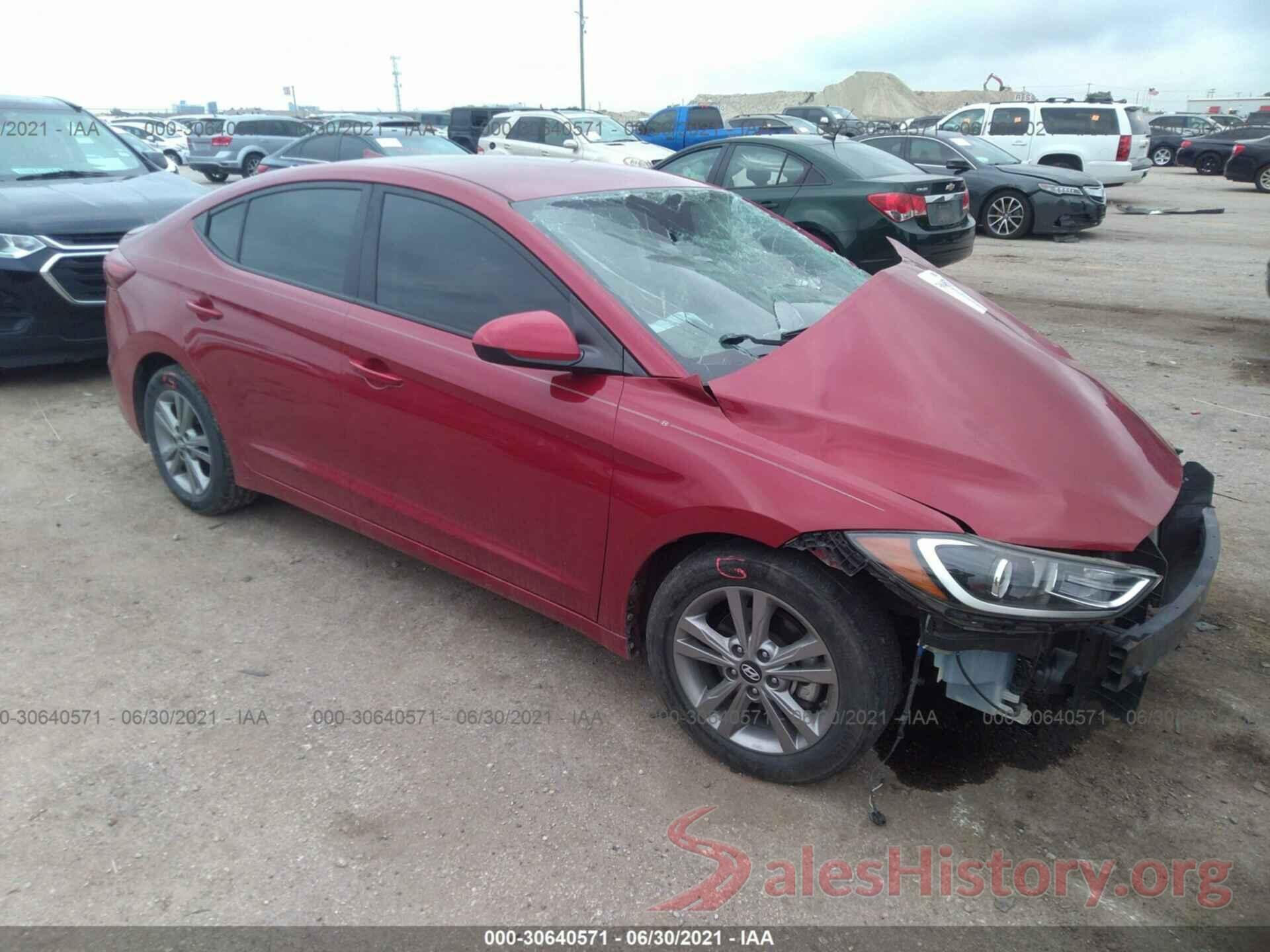 KMHD84LF1HU208406 2017 HYUNDAI ELANTRA