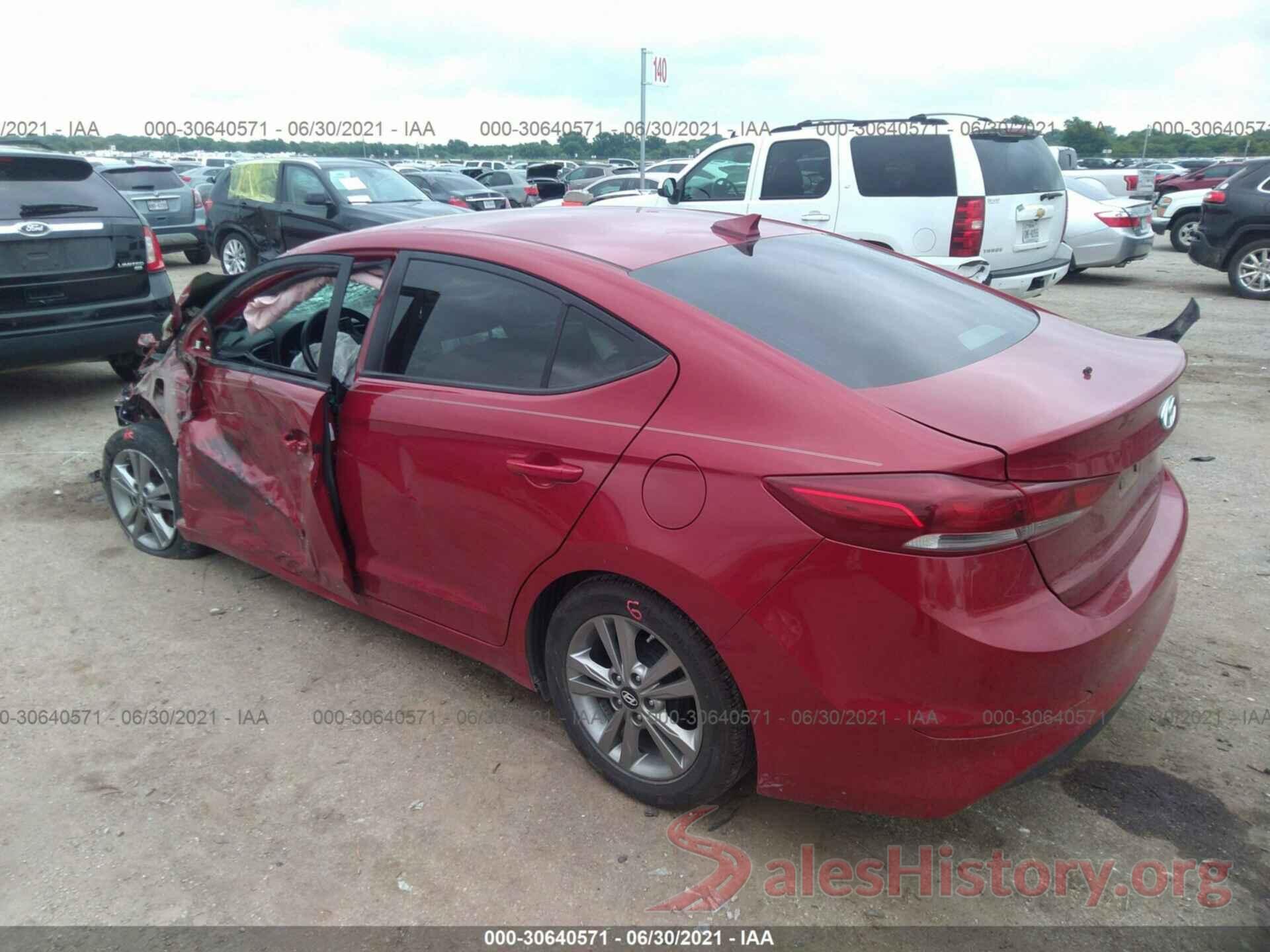 KMHD84LF1HU208406 2017 HYUNDAI ELANTRA