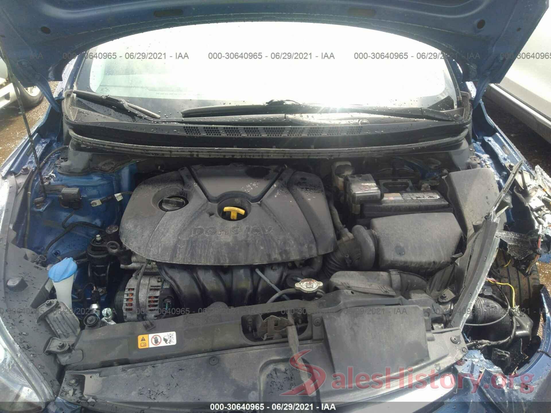 5NPDH4AE4GH684043 2016 HYUNDAI ELANTRA