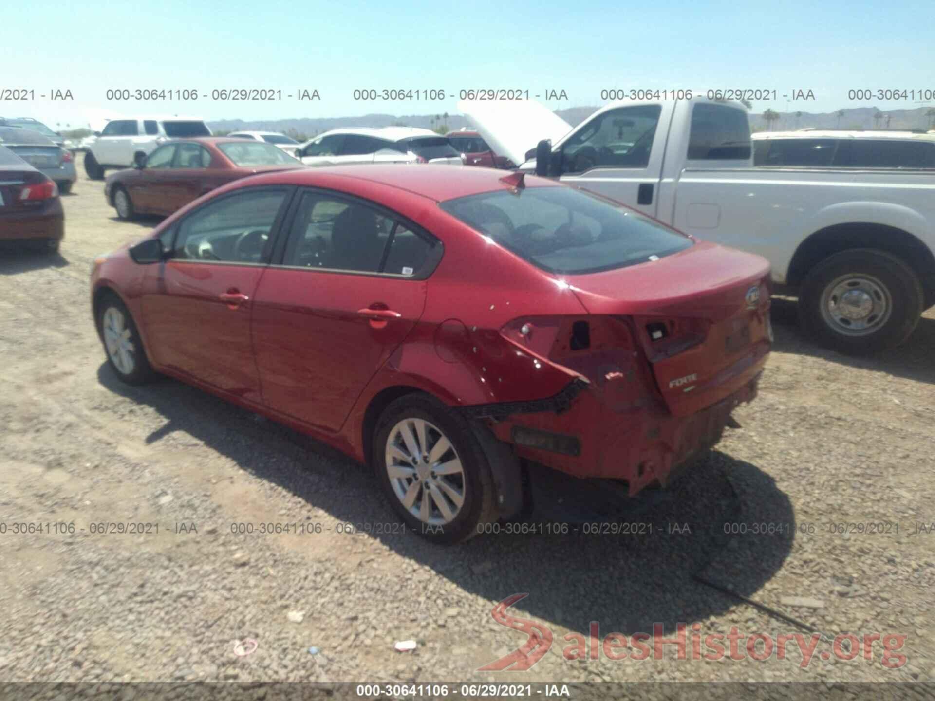 KNAFX4A65G5542768 2016 KIA FORTE