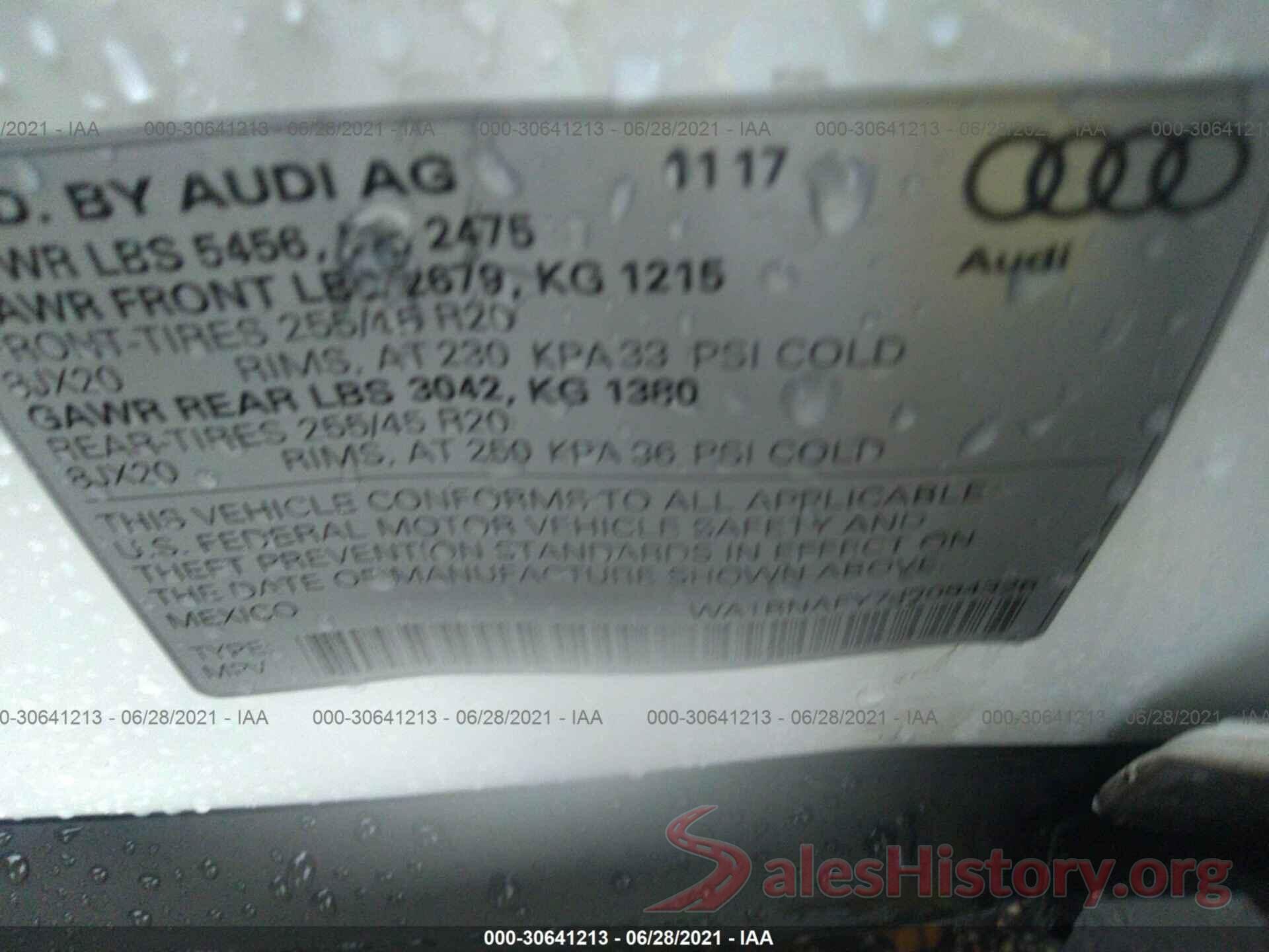 WA1BNAFY7J2094326 2018 AUDI Q5