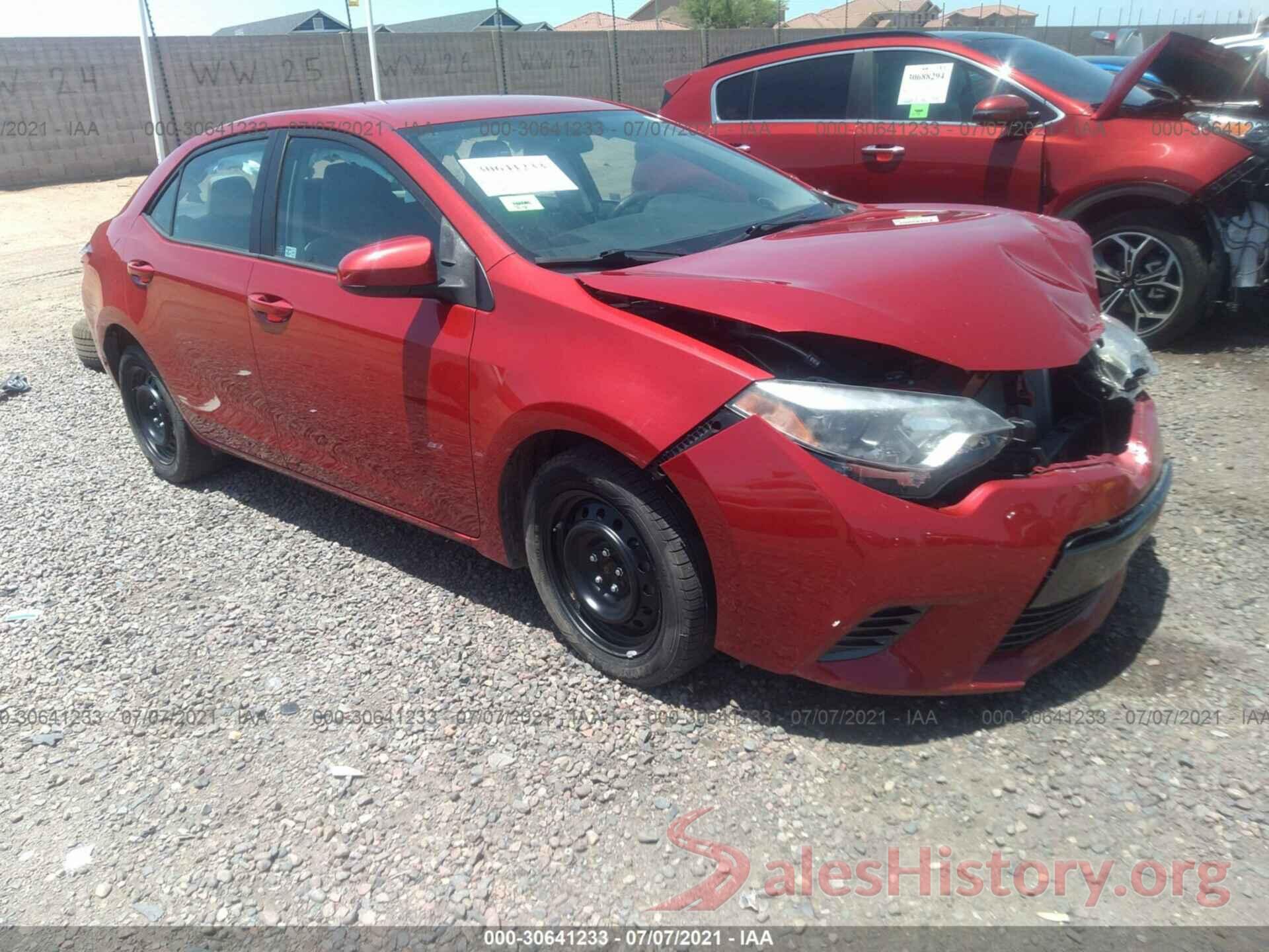 2T1BURHE4GC670815 2016 TOYOTA COROLLA