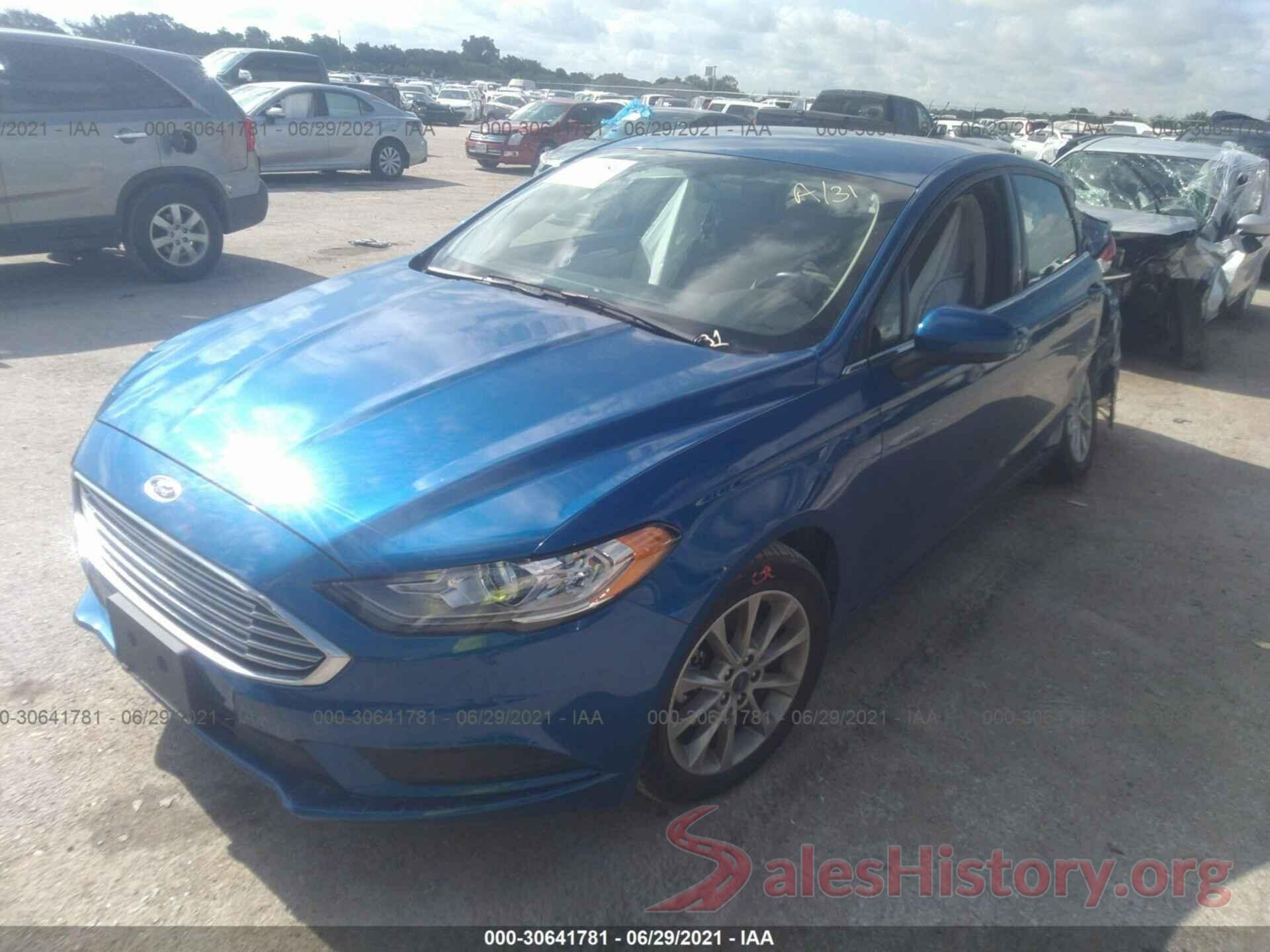 3FA6P0H76HR356168 2017 FORD FUSION