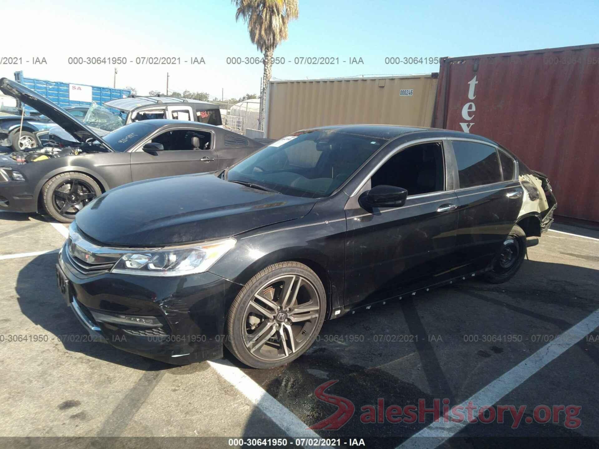 1HGCR2F5XGA217000 2016 HONDA ACCORD SEDAN