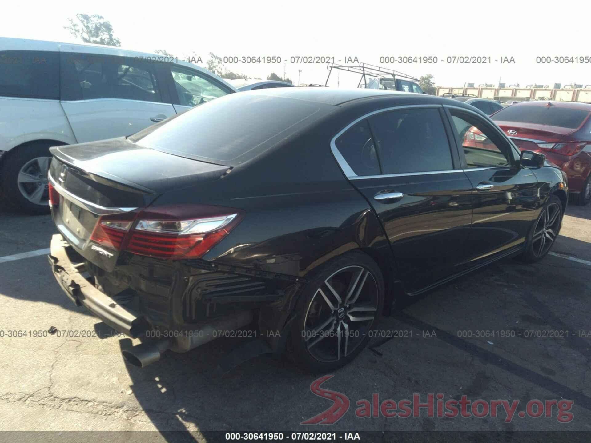 1HGCR2F5XGA217000 2016 HONDA ACCORD SEDAN