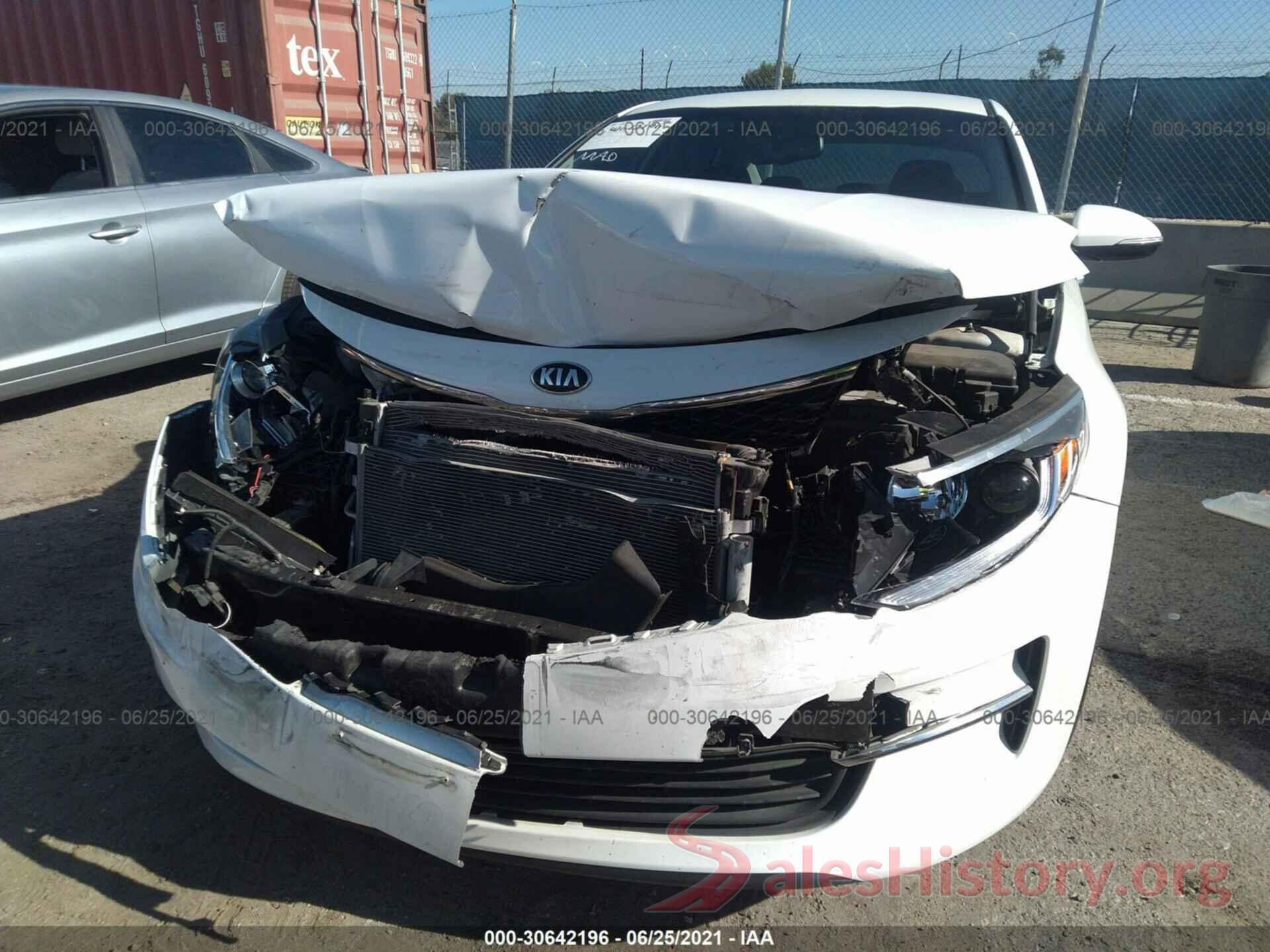 5XXGT4L36GG095434 2016 KIA OPTIMA