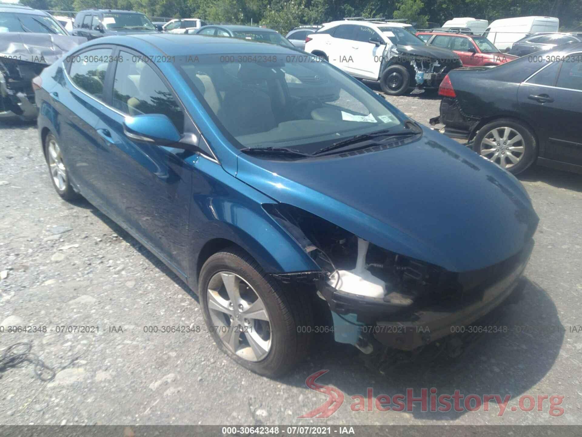 KMHDH4AE3GU623025 2016 HYUNDAI ELANTRA