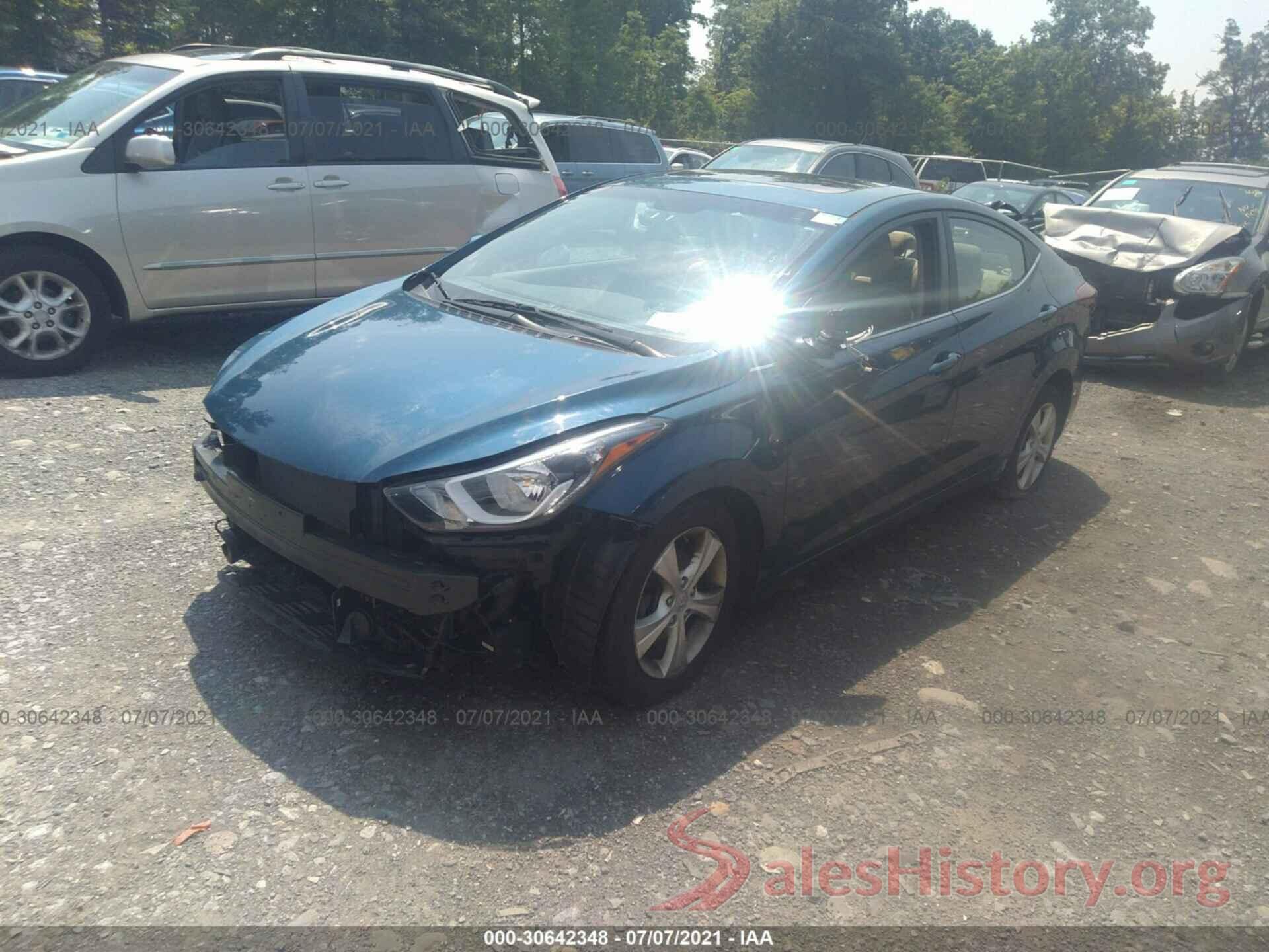 KMHDH4AE3GU623025 2016 HYUNDAI ELANTRA