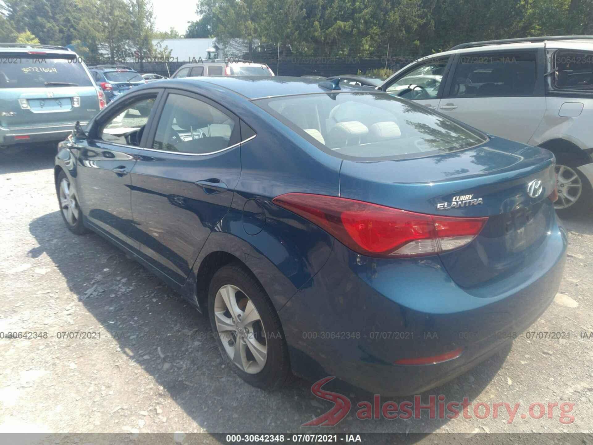 KMHDH4AE3GU623025 2016 HYUNDAI ELANTRA