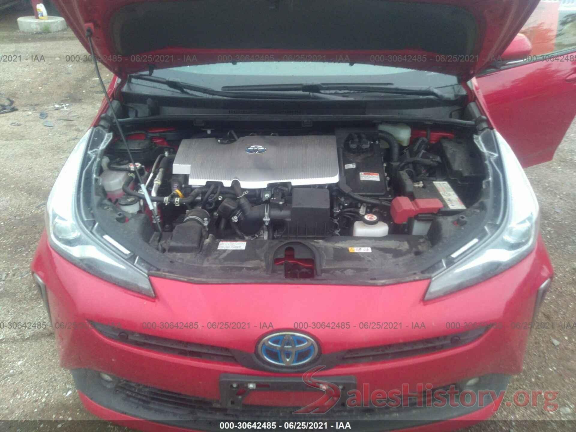 JTDL9MFU6M3023033 2021 TOYOTA PRIUS