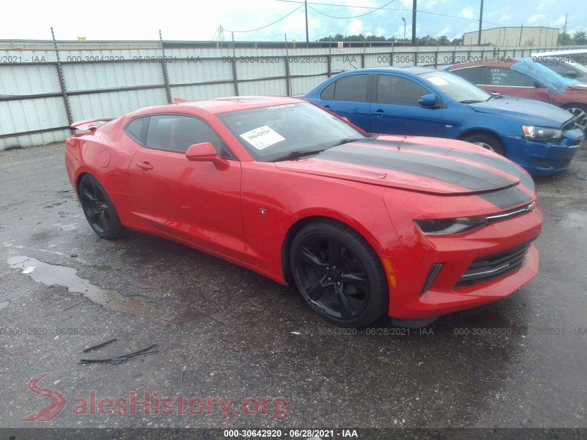 2018 CHEVROLET CAMARO VIN 1G1FB1RS8J0187366, auction photo